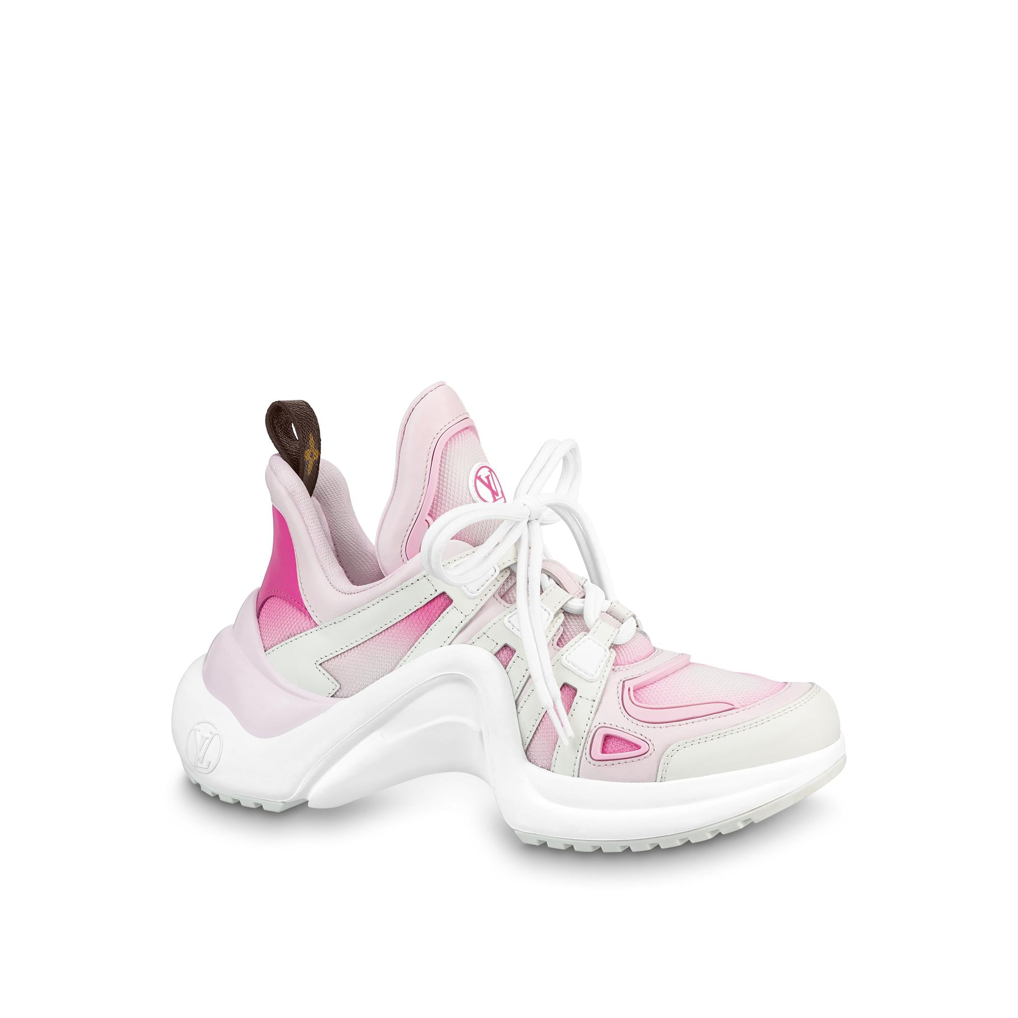 louis vuitton pink sneakers womens