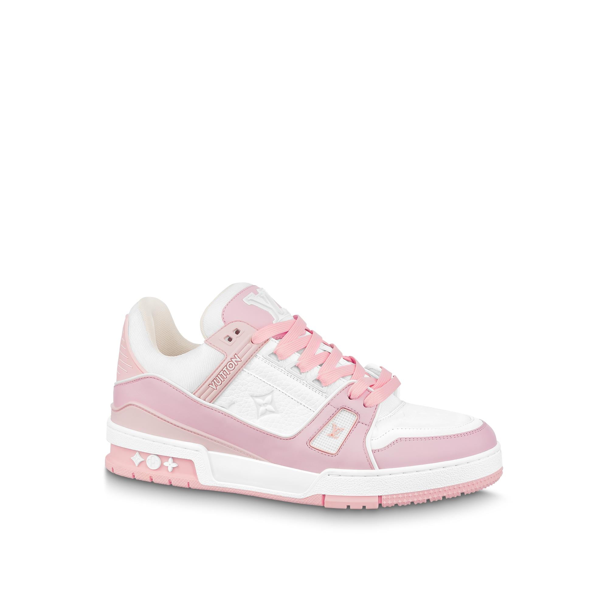 louis vuitton hot pink sneakers