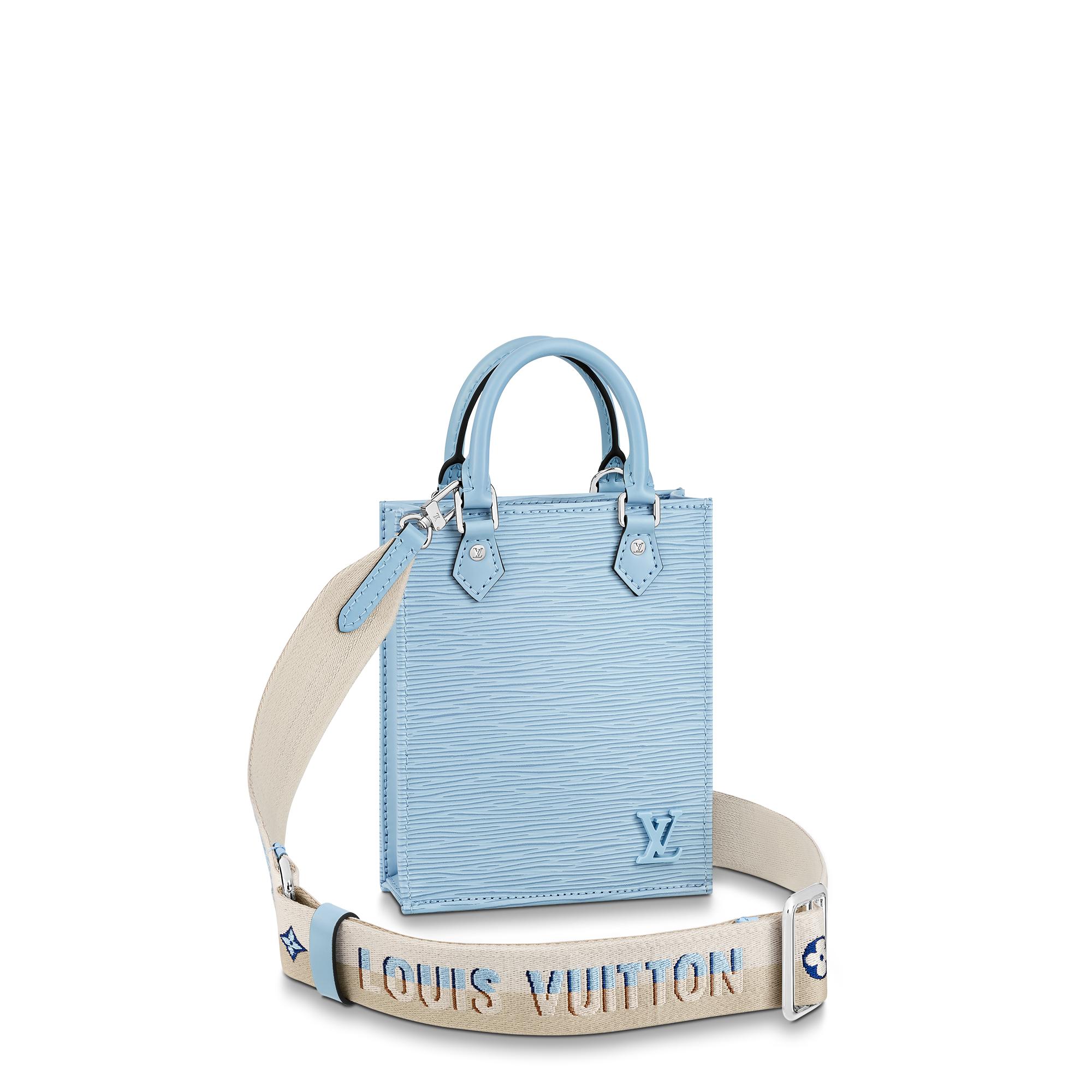 blue louis vuitton bag