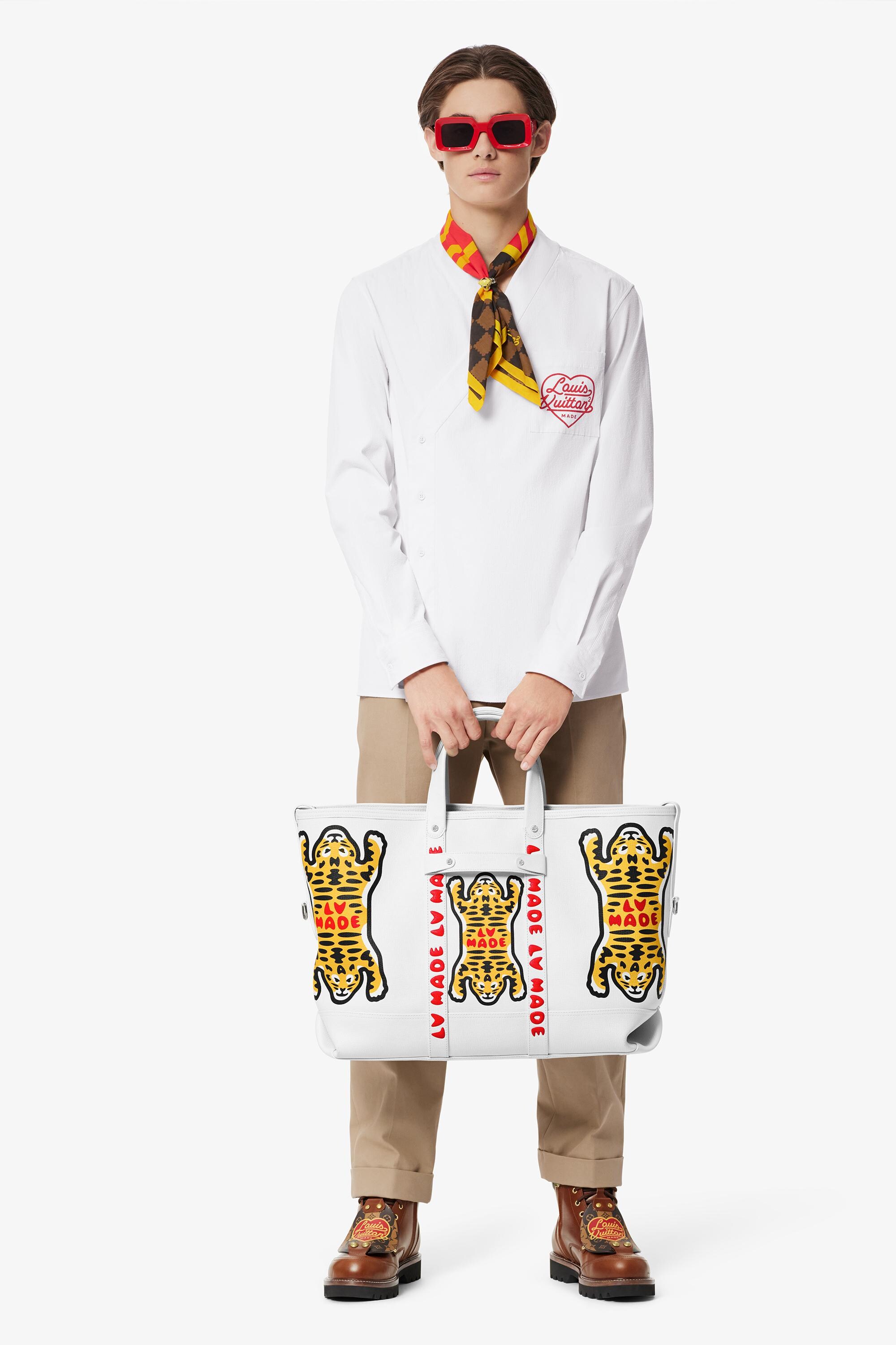 Printed Heart \u0026 Dragon Kimono Shirt 