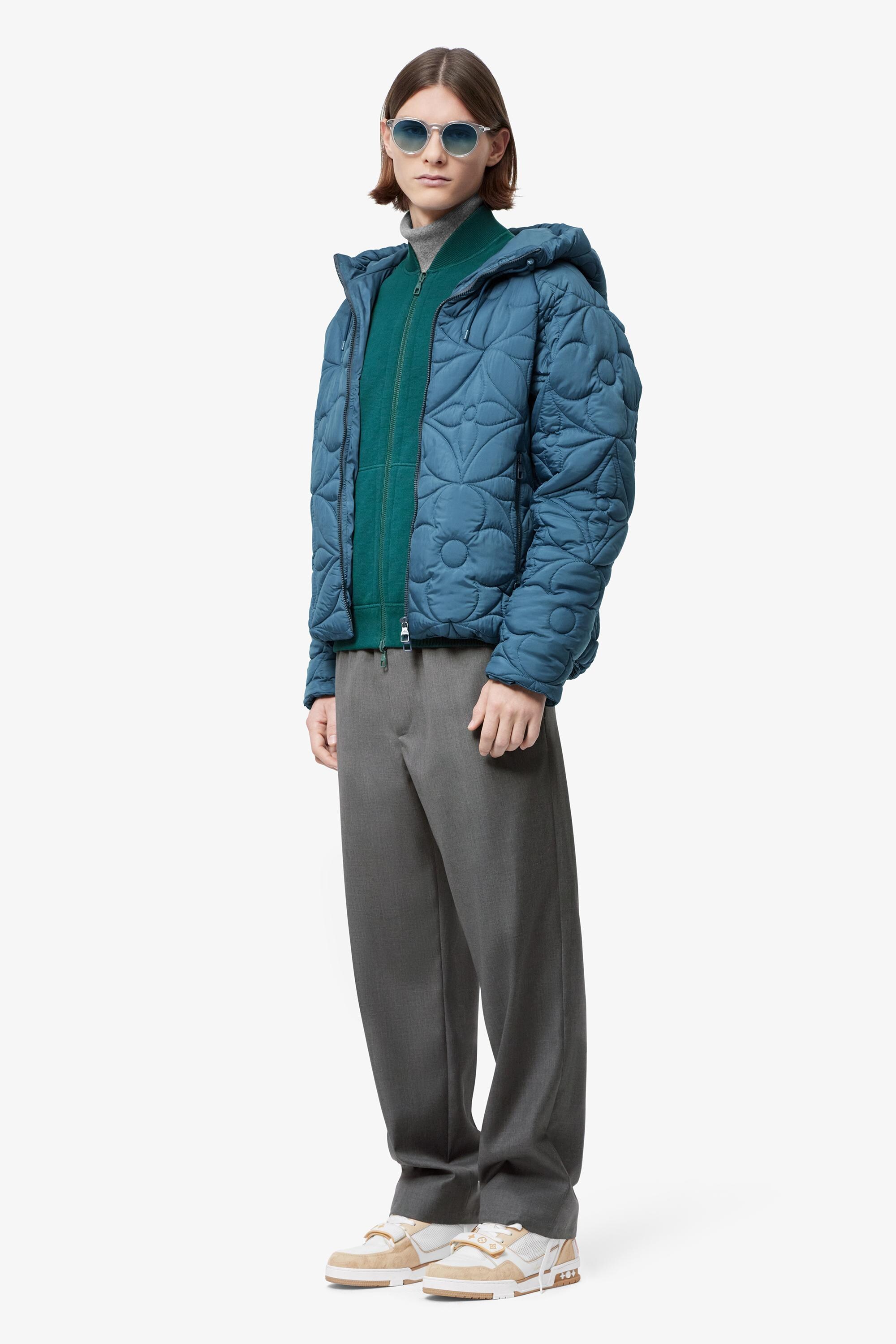 LVSE Flower Quilted Hoodie Jacket 