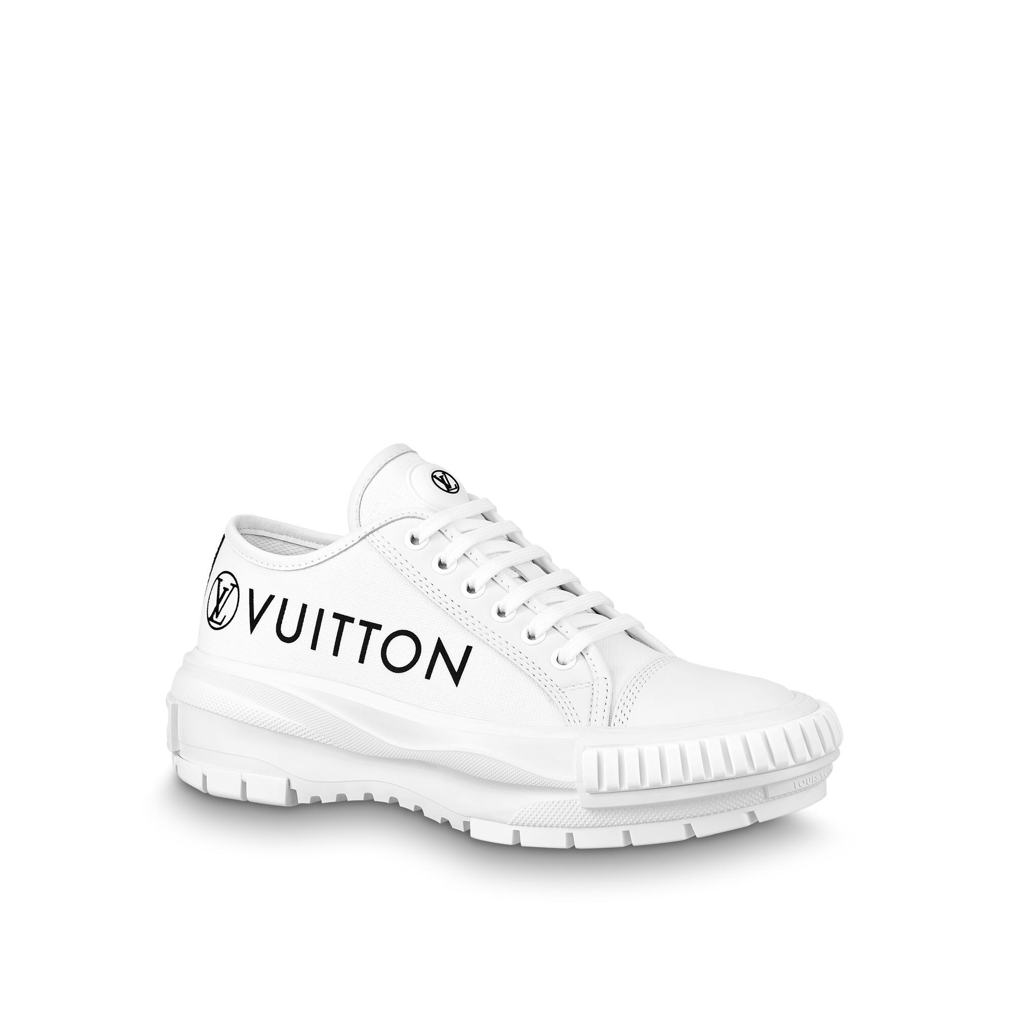 white louis vuitton sneakers with strap