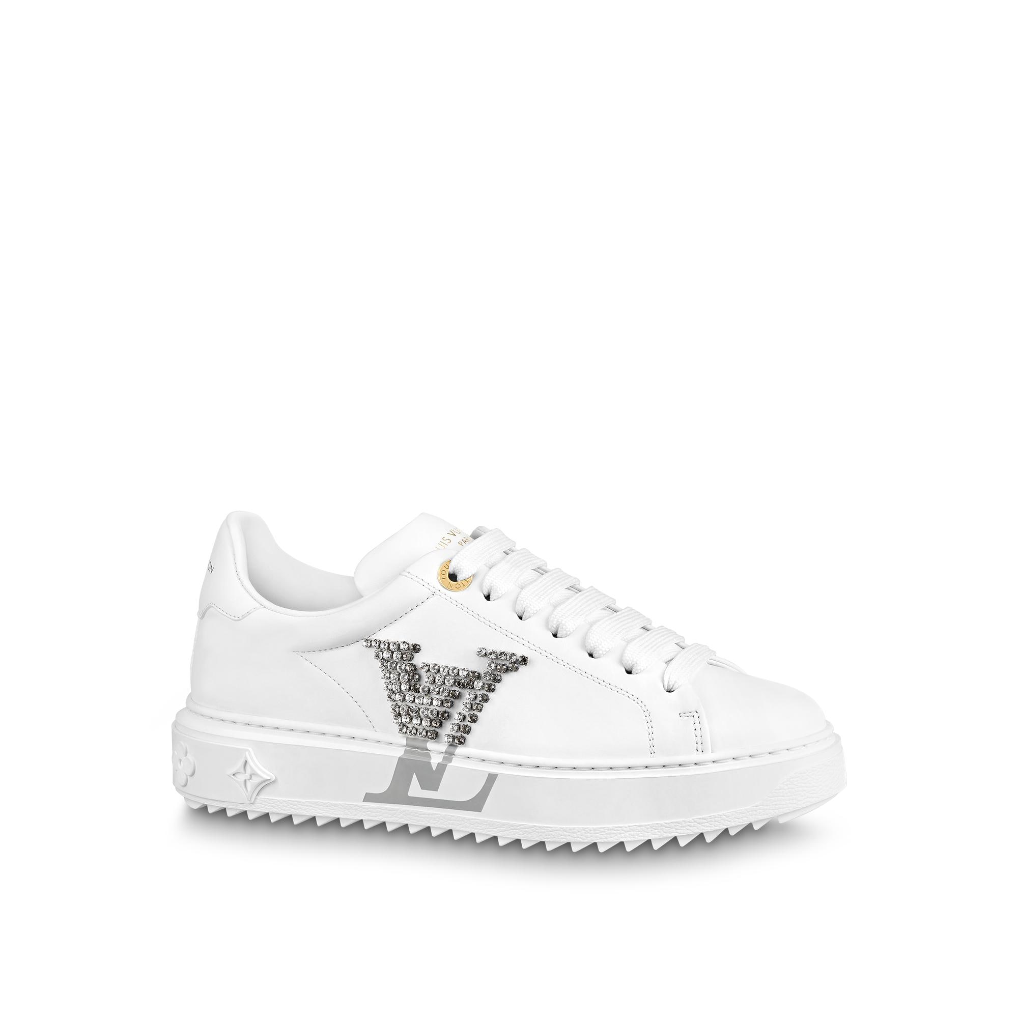 white louis vuitton sneakers with strap