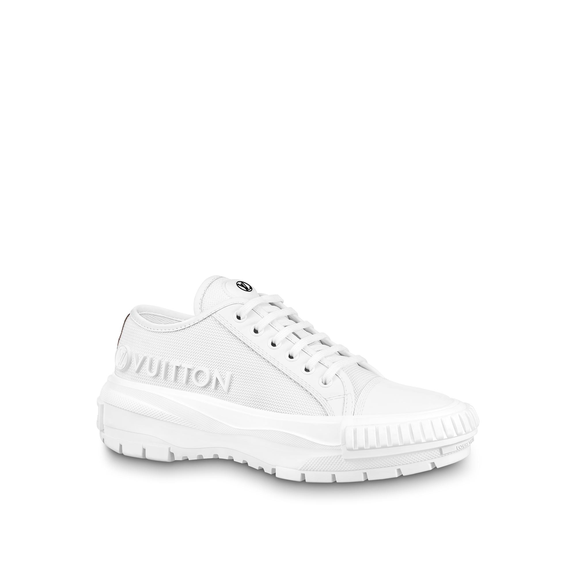 white louis vuitton sneakers with strap