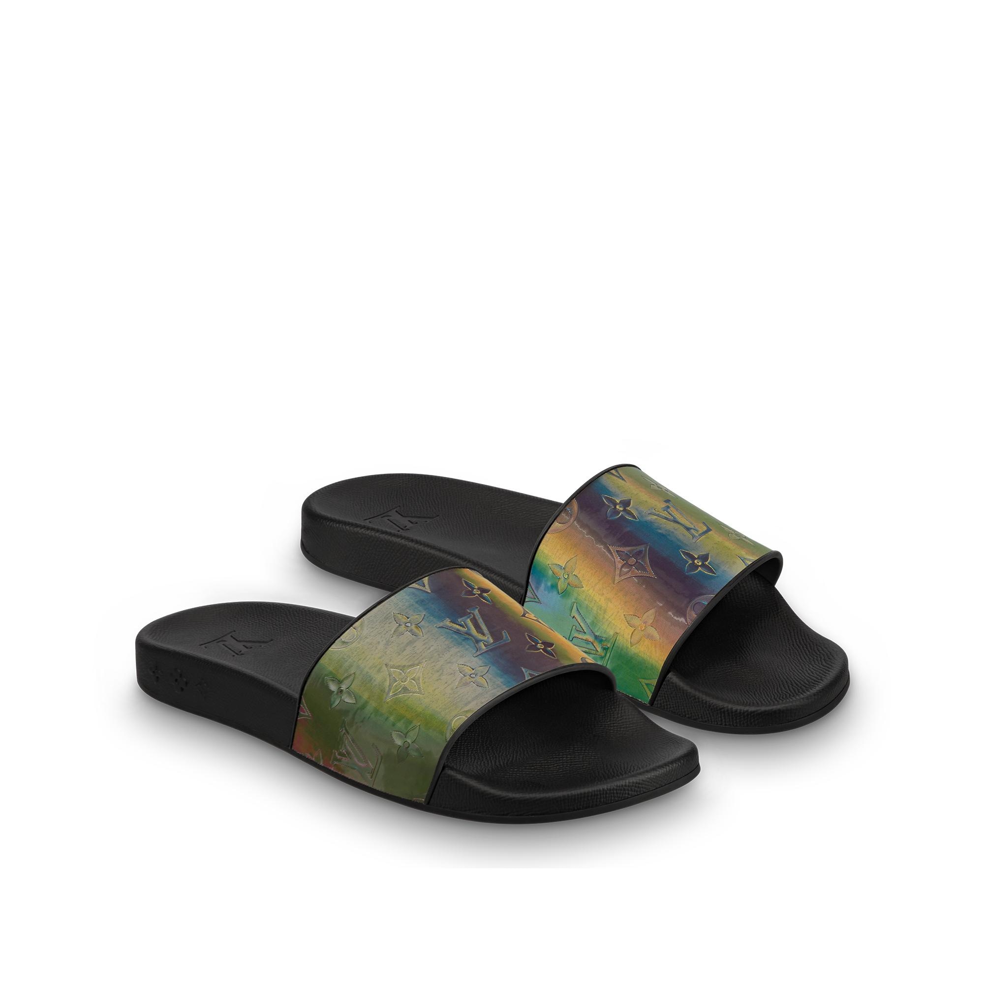 louis vuitton waterfront mule slides