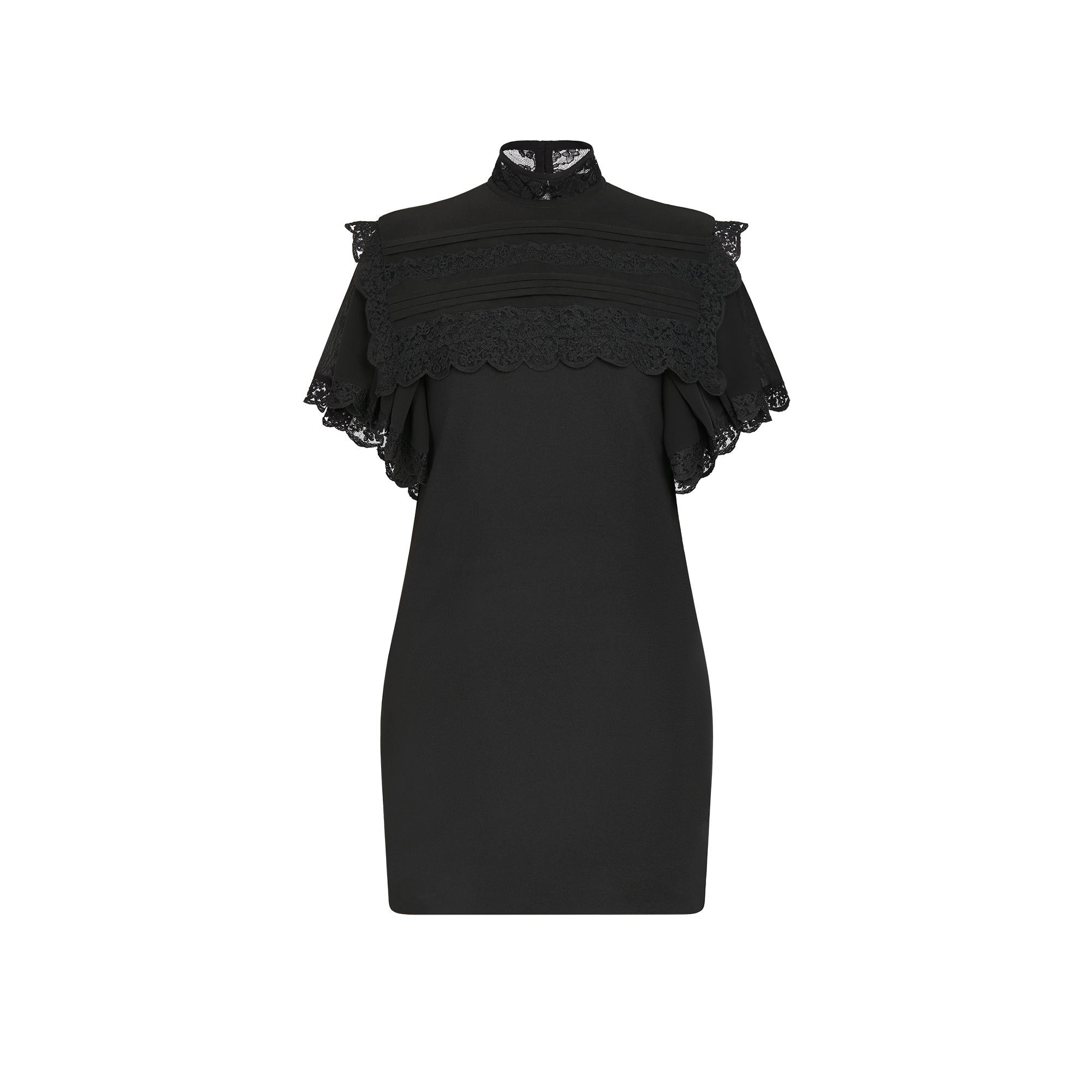 women's little black cocktail dress