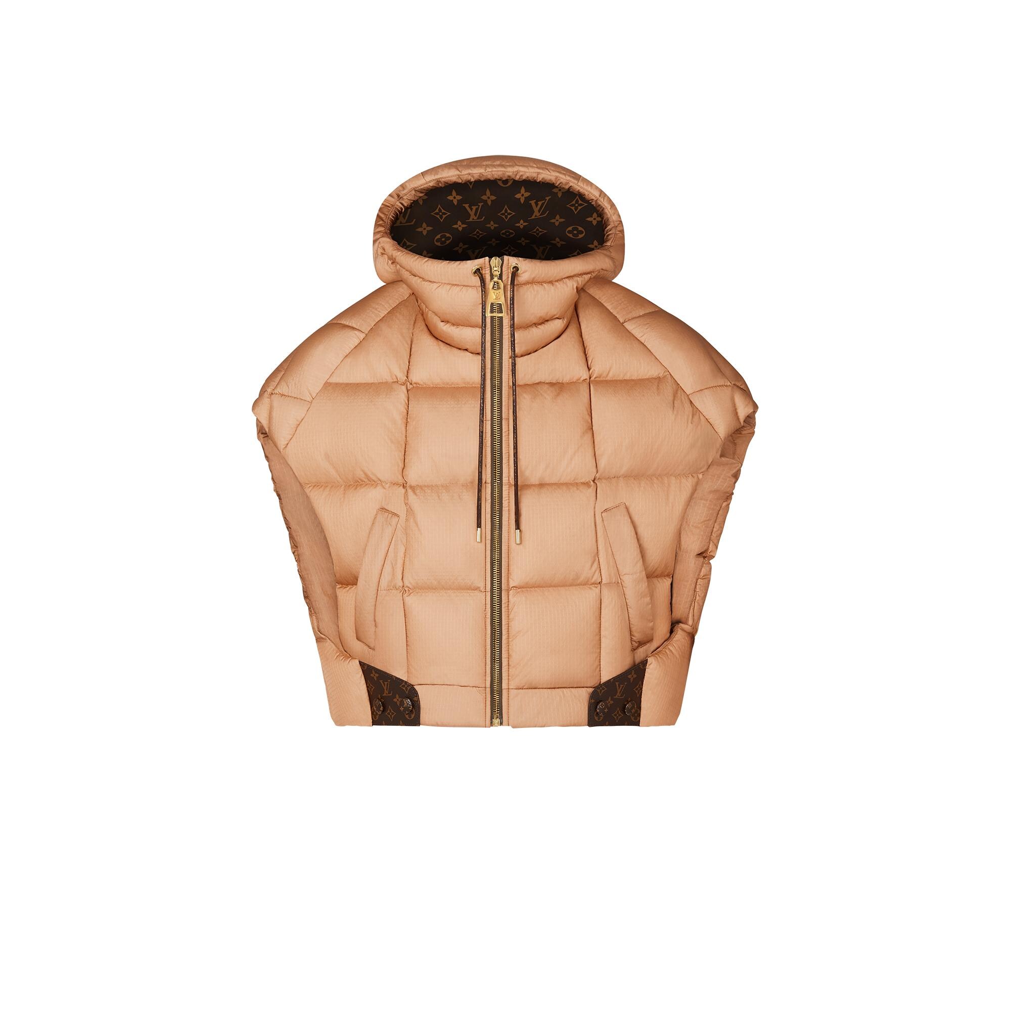 puffy sleeveless jacket