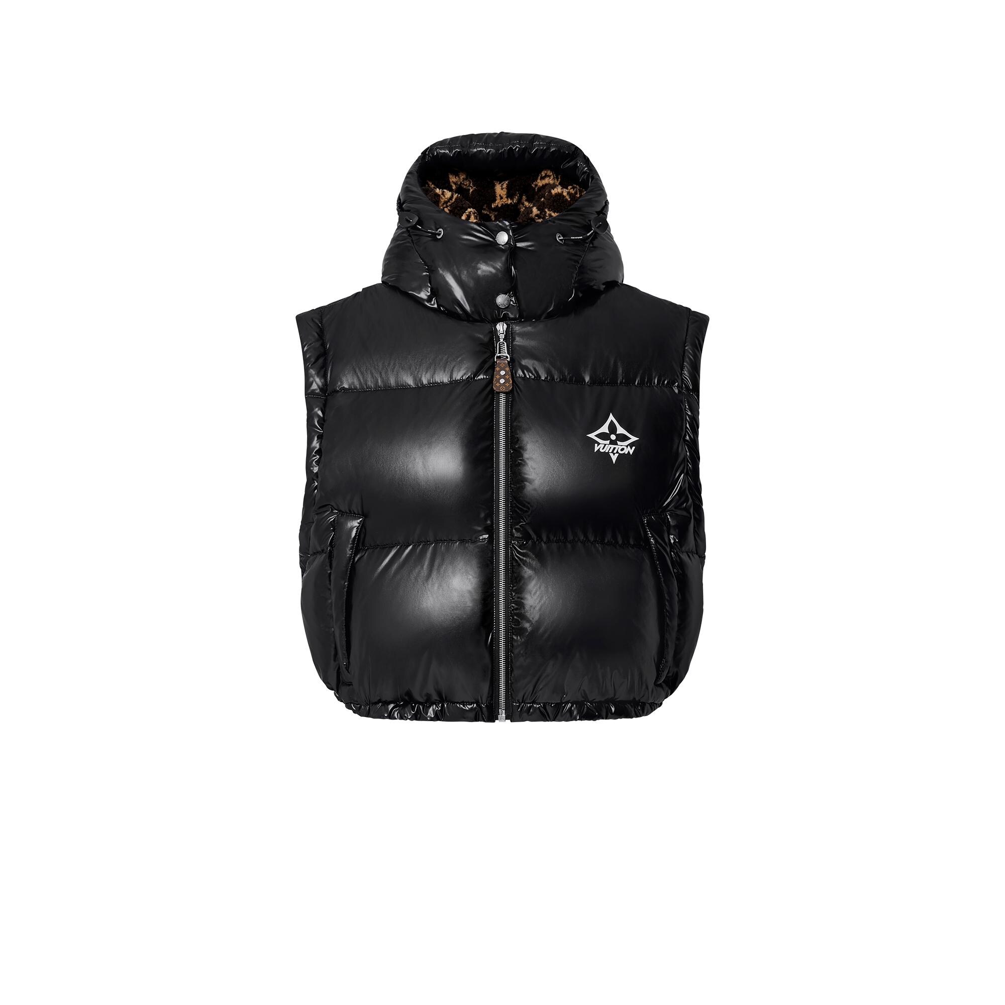 Glossy Sleeveless Puffer Jacket - Ready 