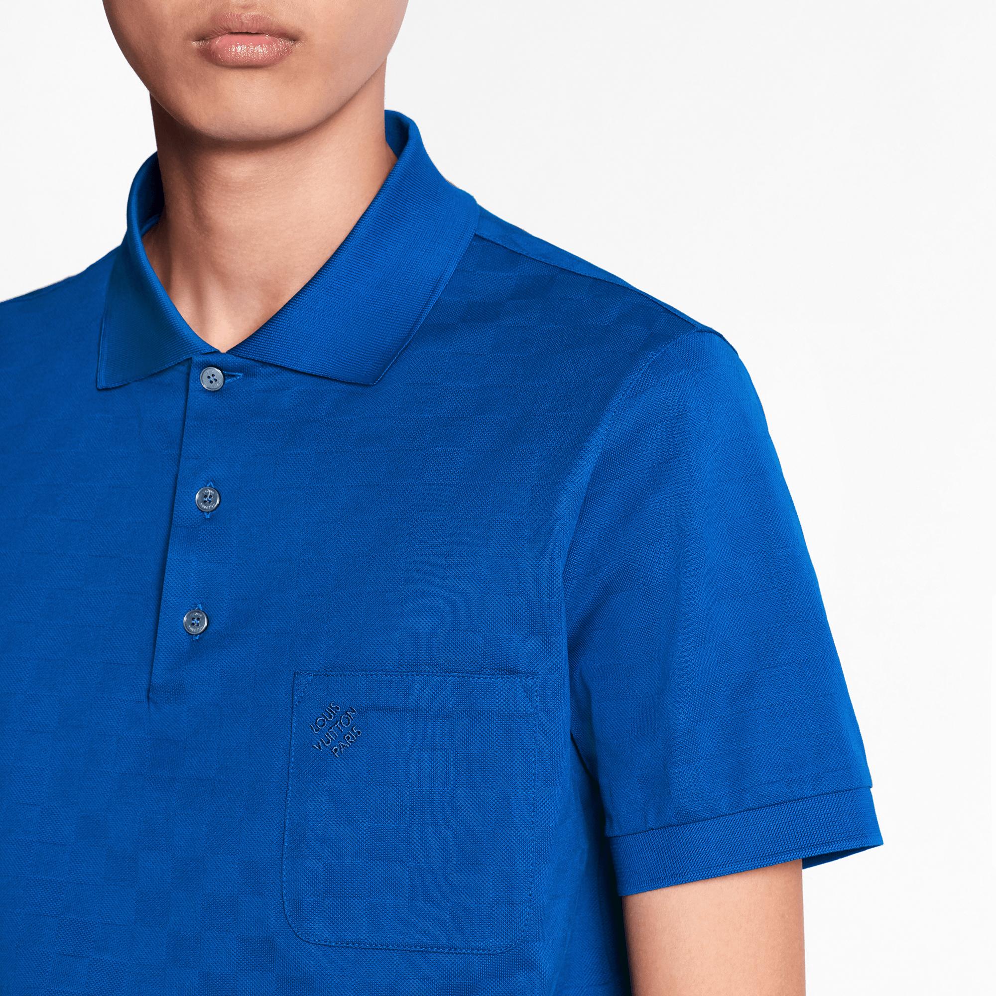 louis vuitton classic damier pique polo