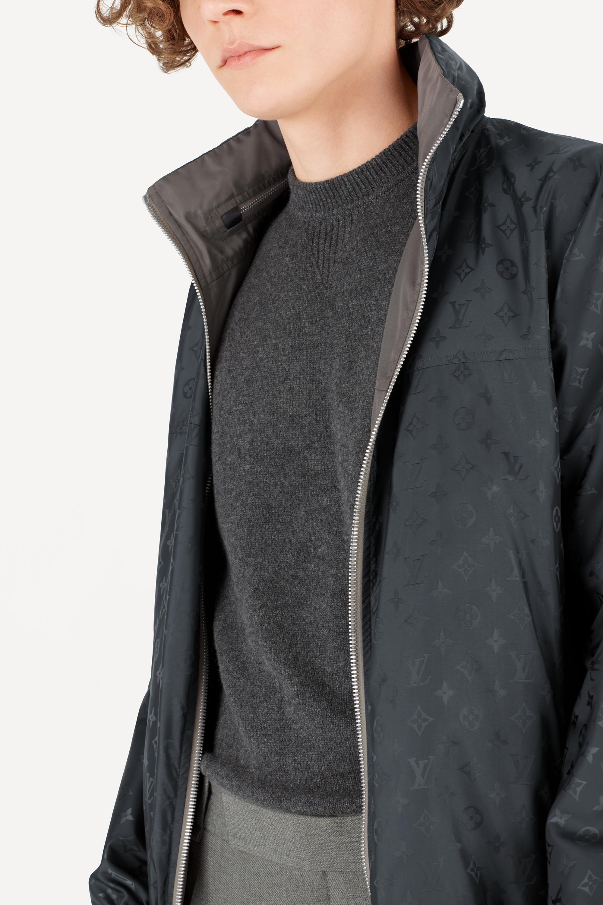 louis vuitton windbreaker black