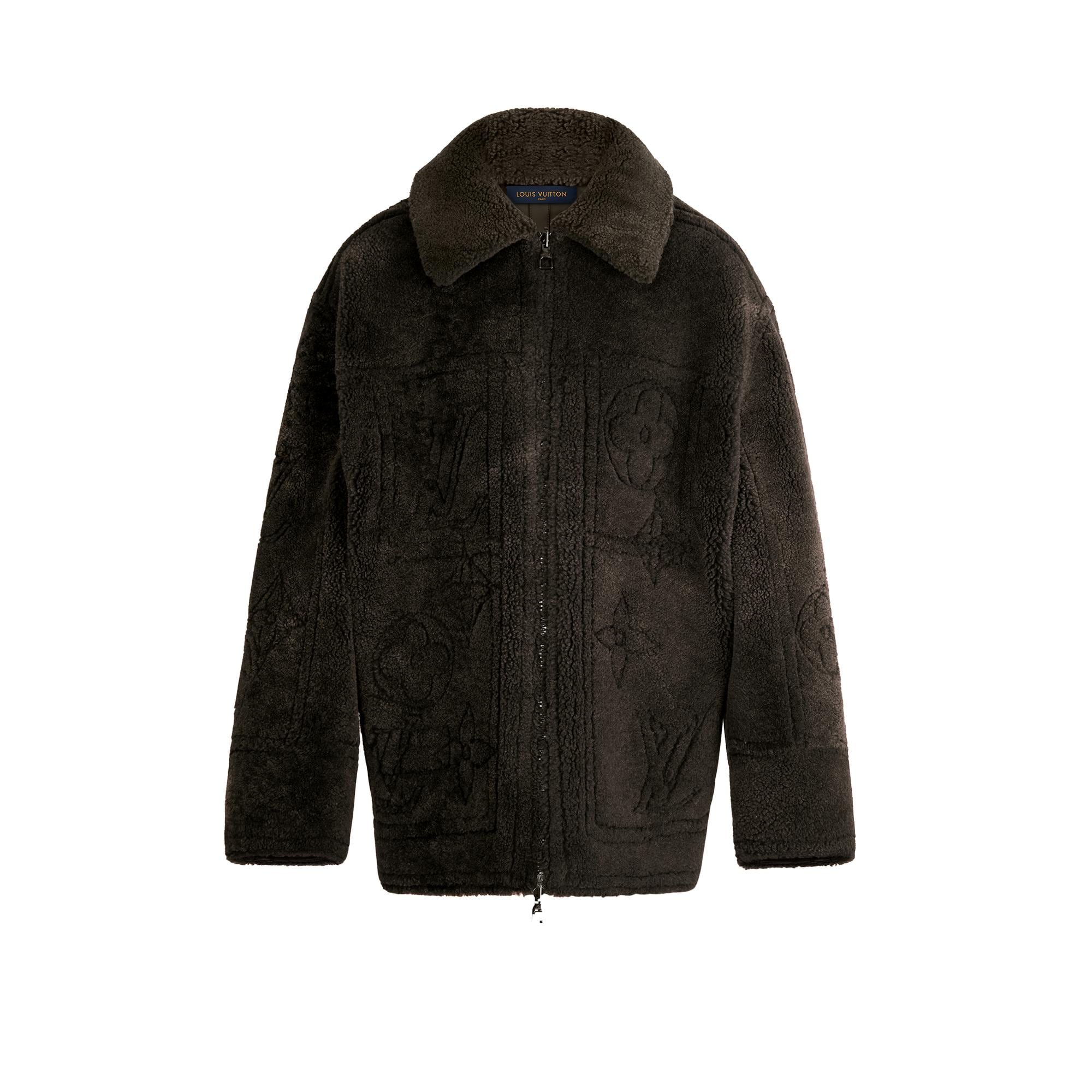 louis vuitton shearling jacket