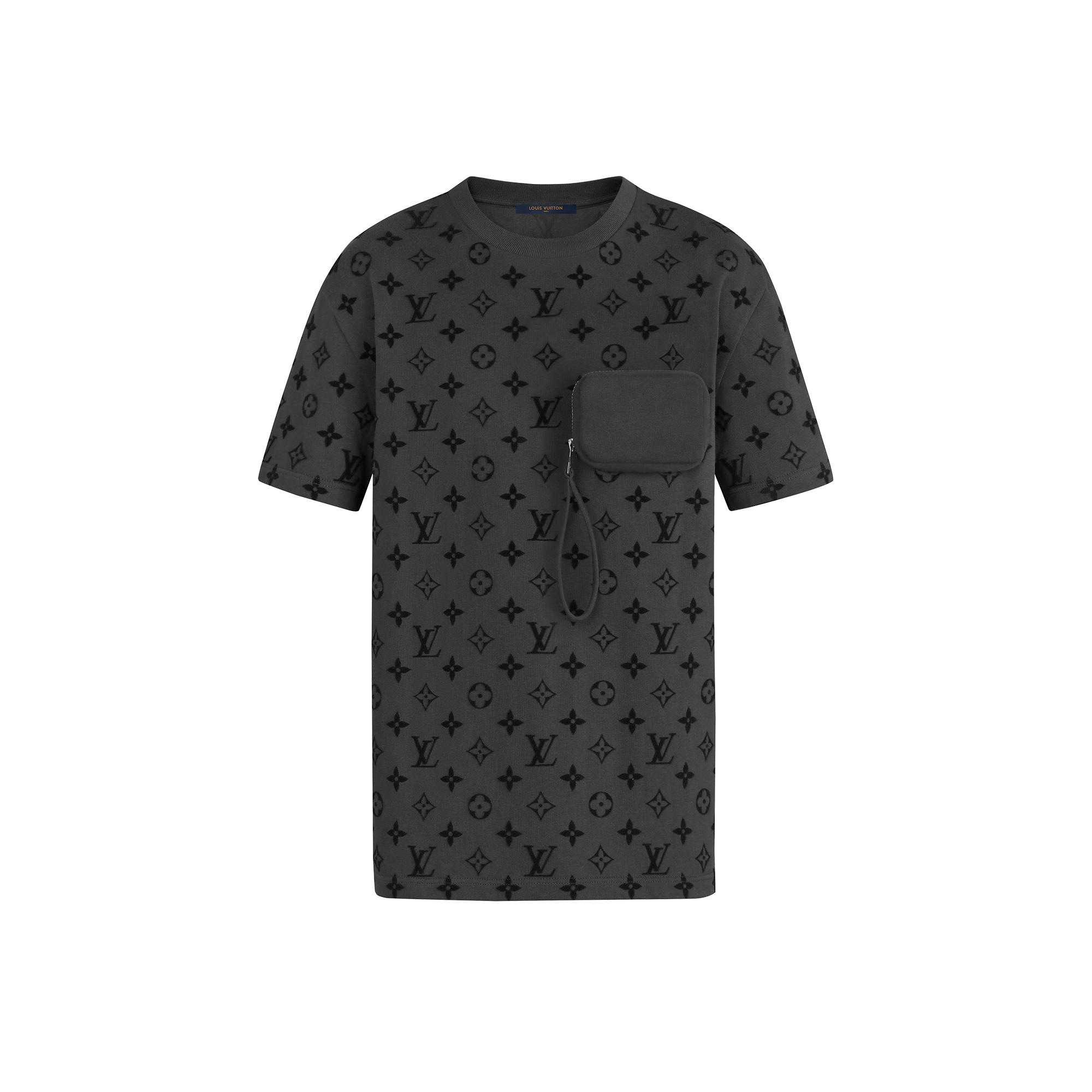 louis vuitton logo tee