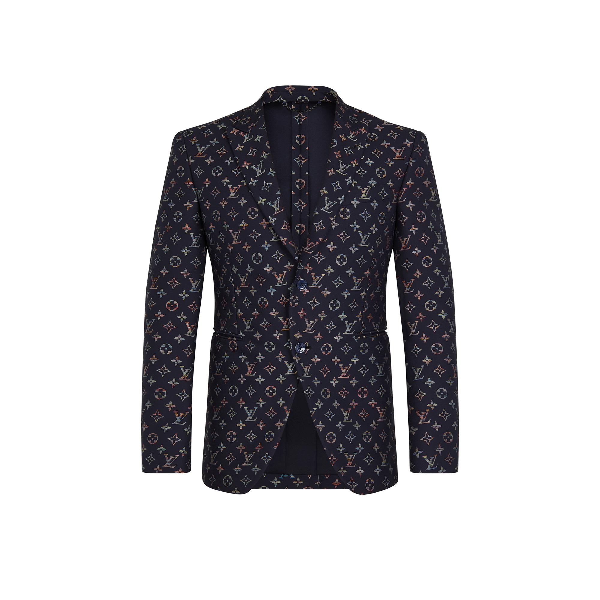 louis vuitton double face monogram coat