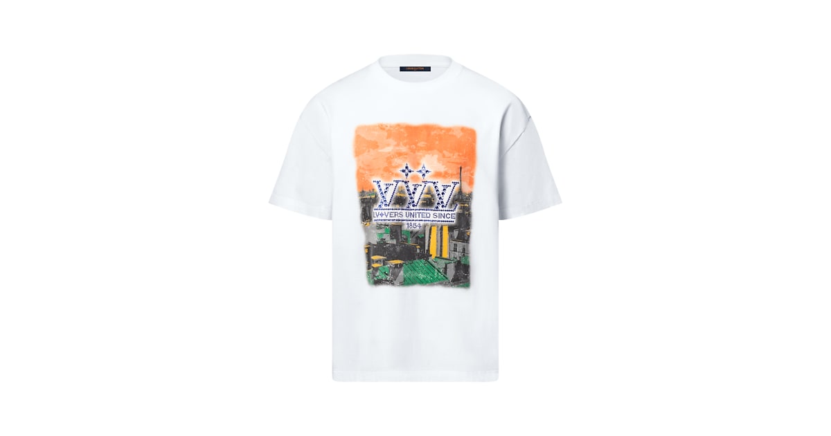 Embellished Graphic Cotton T-Shirt - Ready-to-Wear | LOUIS VUITTON