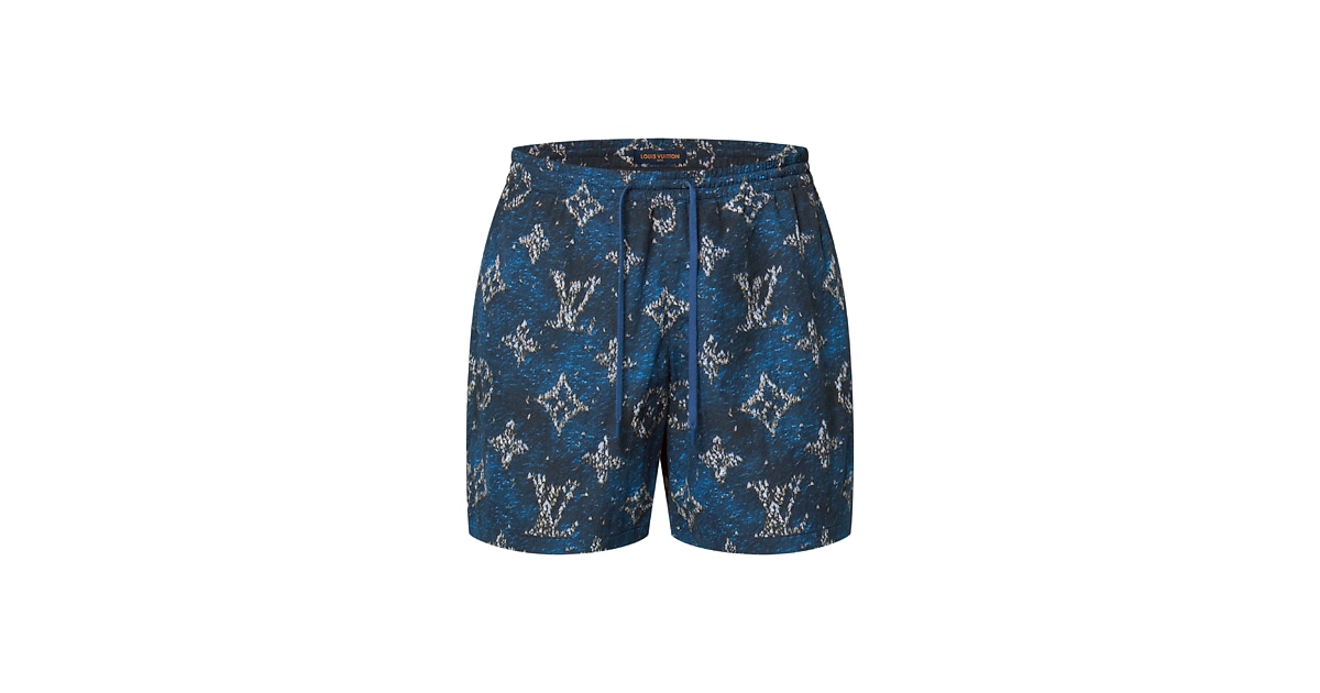 Printed Monogram Swim Shorts - I love you day for him | LOUIS VUITTON