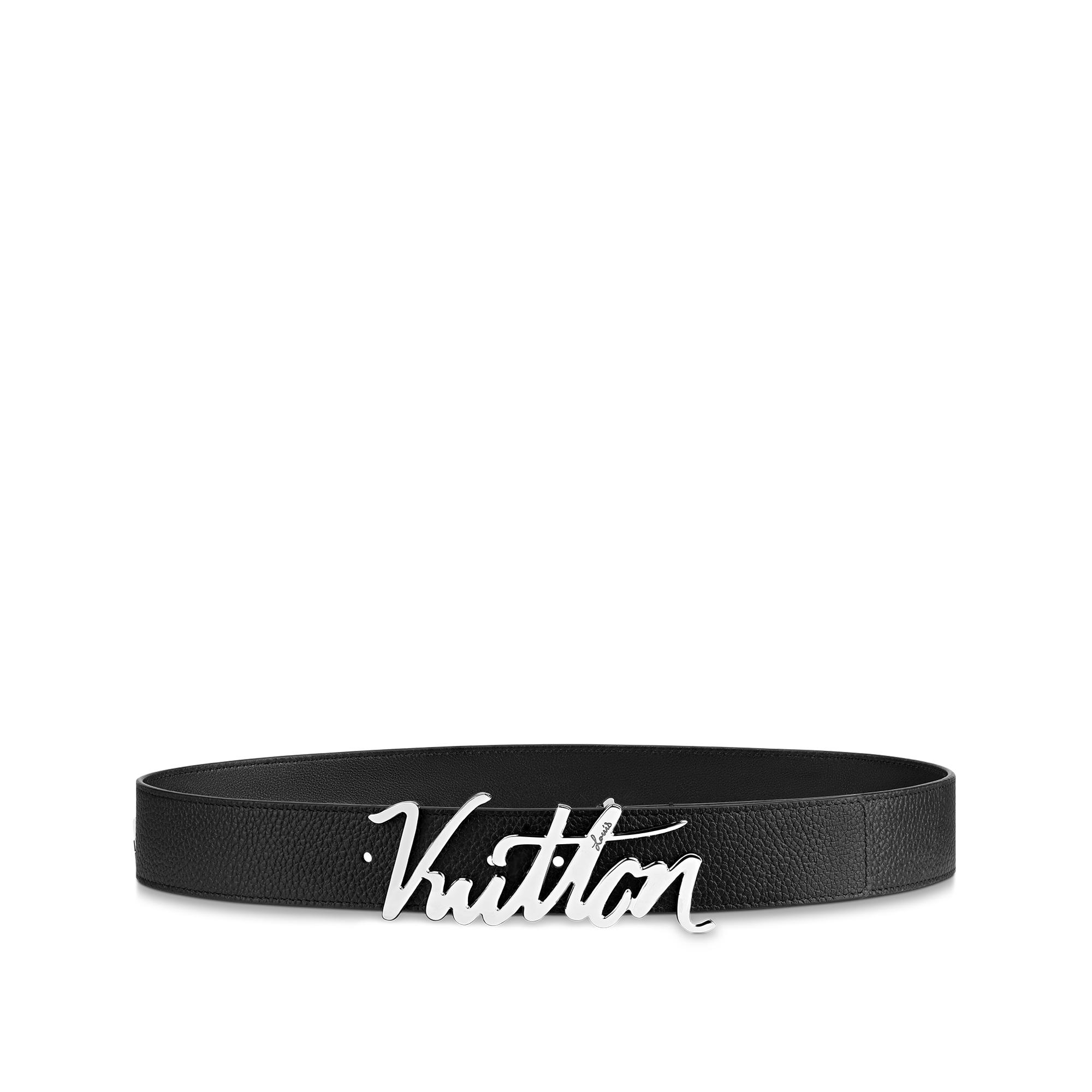 Lv Autograph 40mm Belt Taurillon Leather Accessories Louis Vuitton