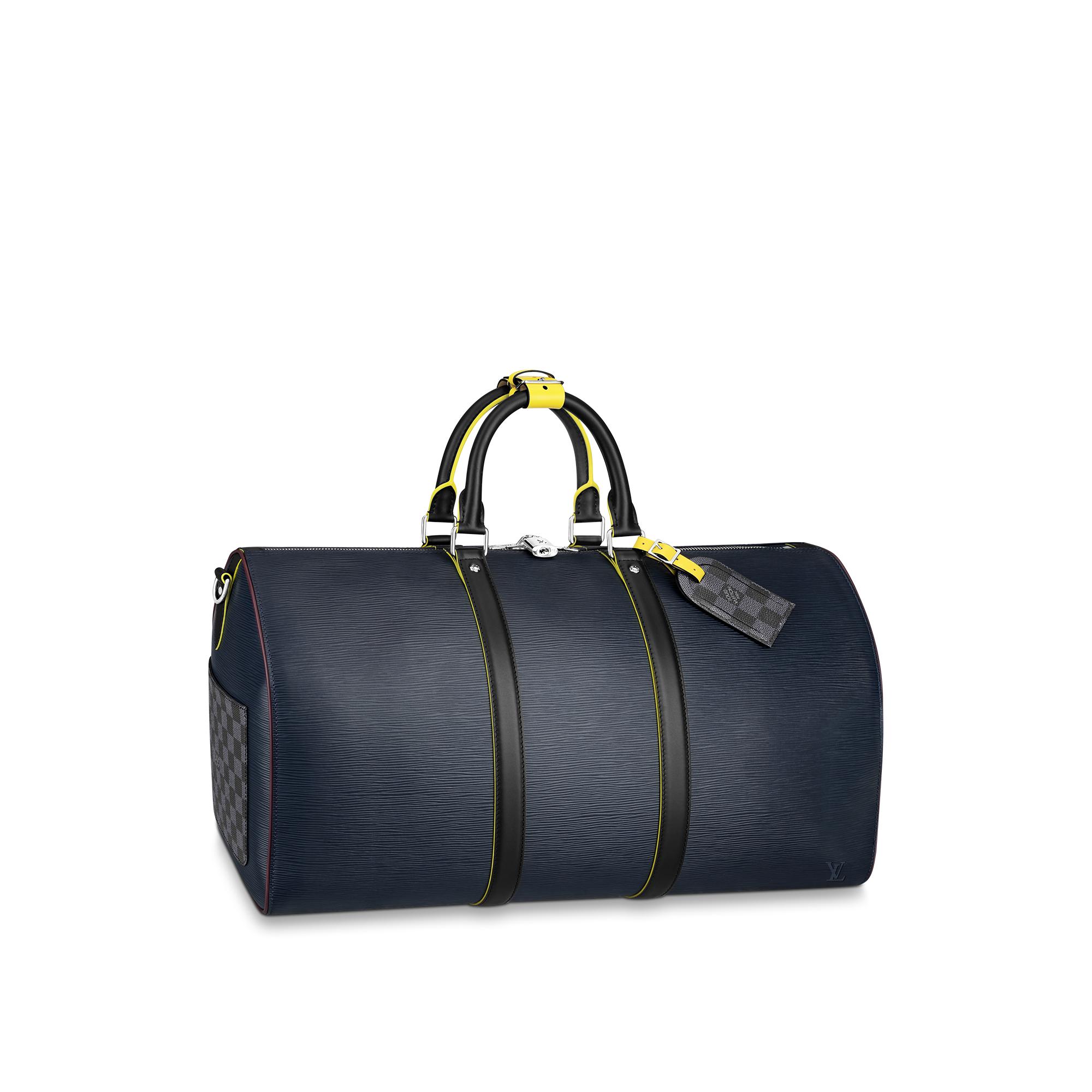 Keepall Bandouliere 50 Epi Leather Travel Louis Vuitton