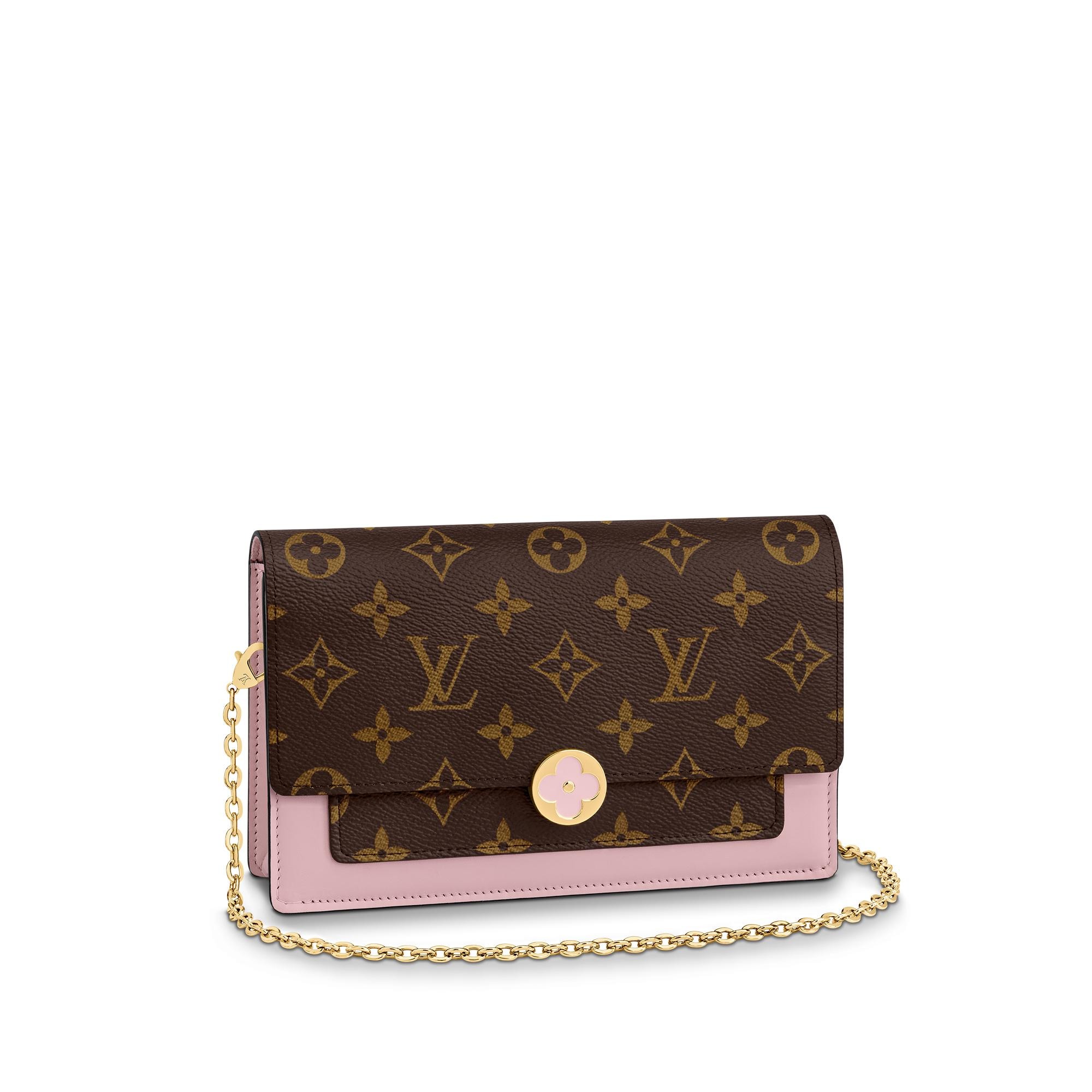 lv flore wallet