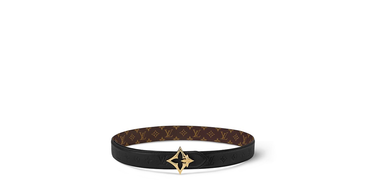 LV Flowergram 30mm Reversible Belt Monogram Canvas 