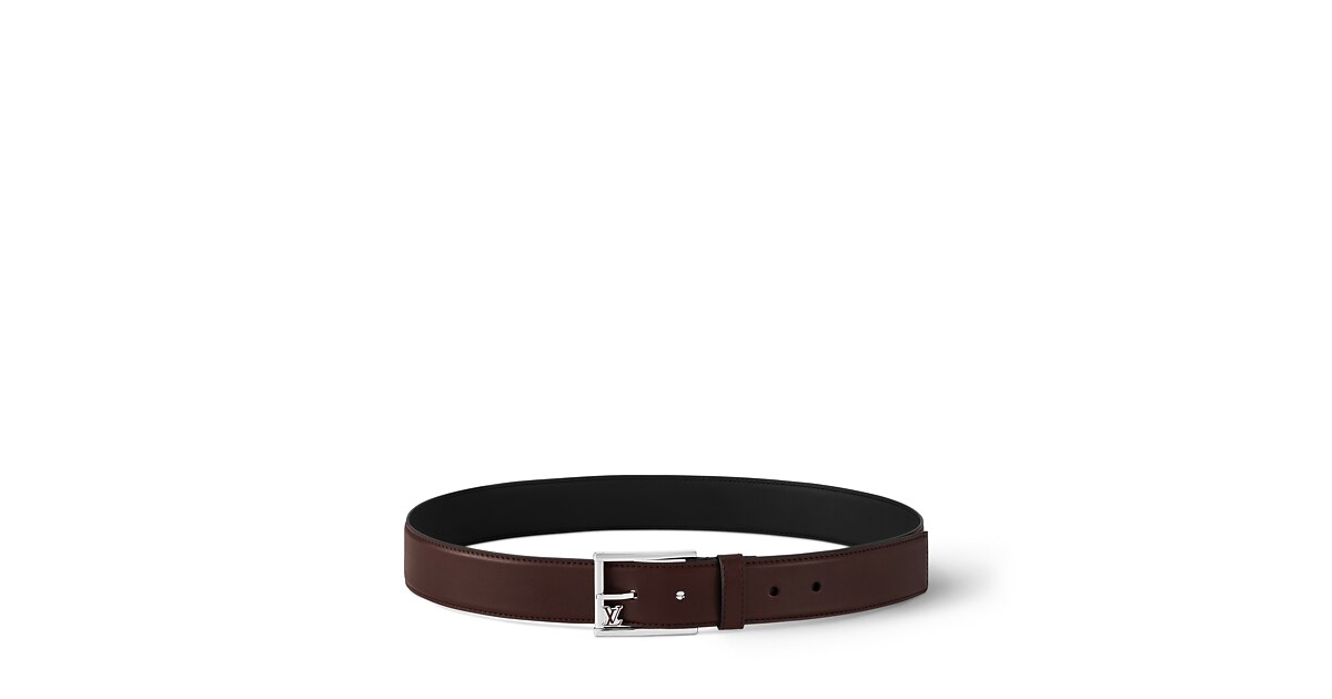 Louis Vuitton Saint Germain 35 mm Belt M8355 S Black Leather Men 100 40 Louis Vuitton LOUIS VUITTON Saint Germain 35MM Belt M8355S  main image 4