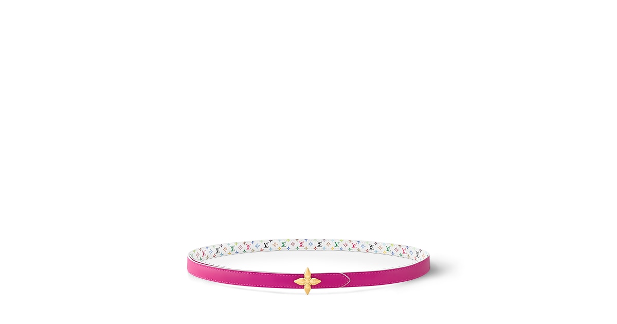 LV x TM Mini Flowergram 15mm Reversible Belt - Accessories  display picture 1