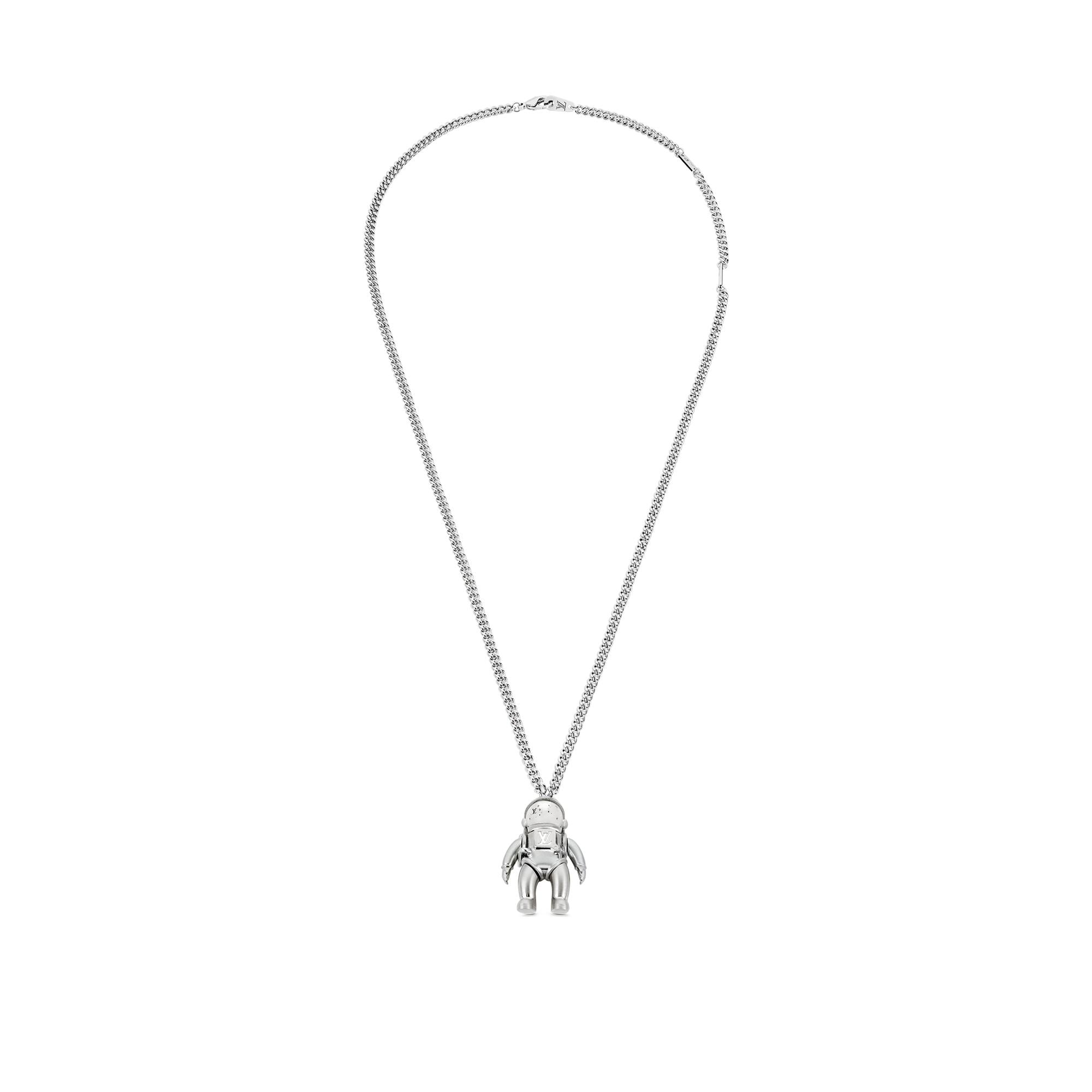 LV Galaxy Astronaut Necklace 