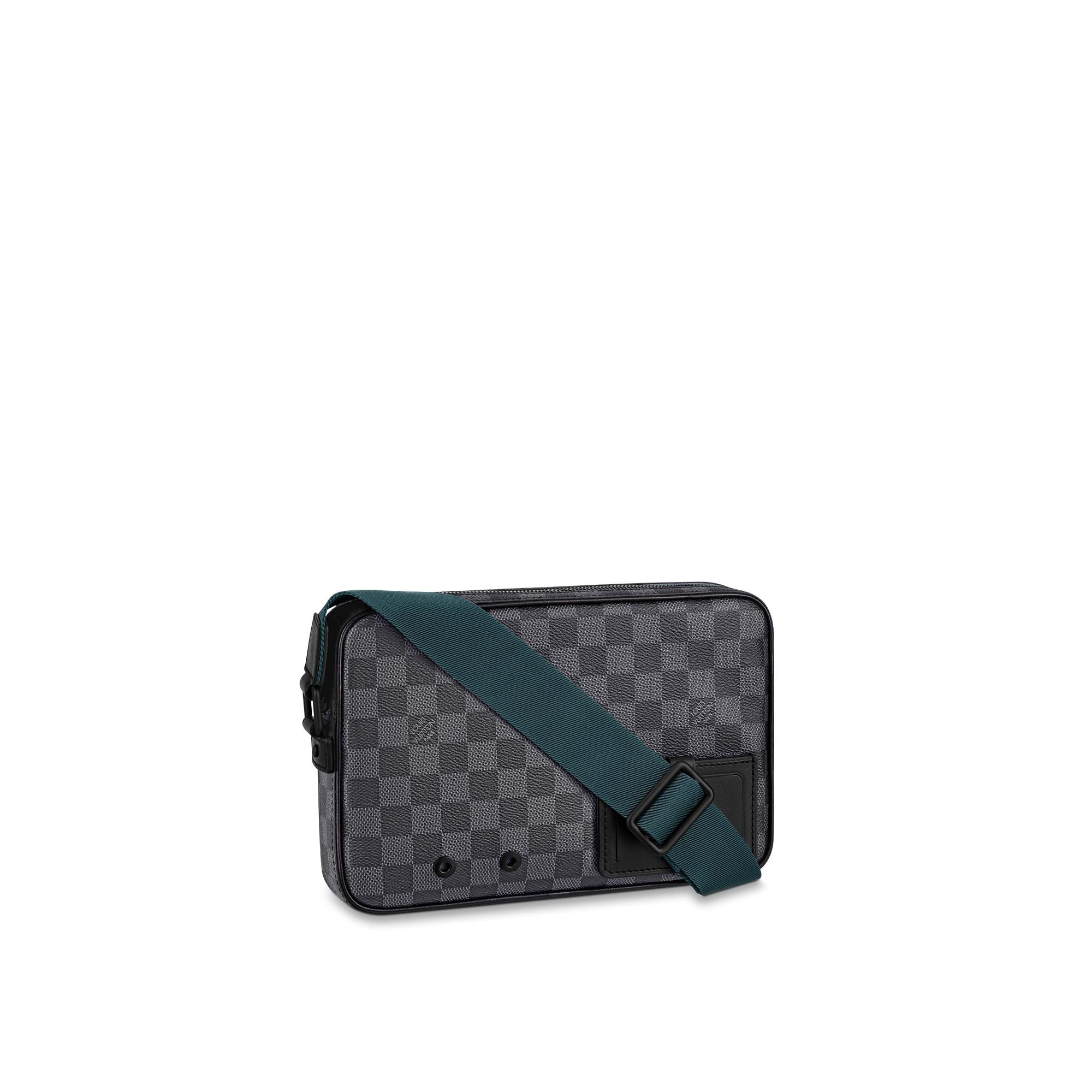 louis vuitton blue man bag