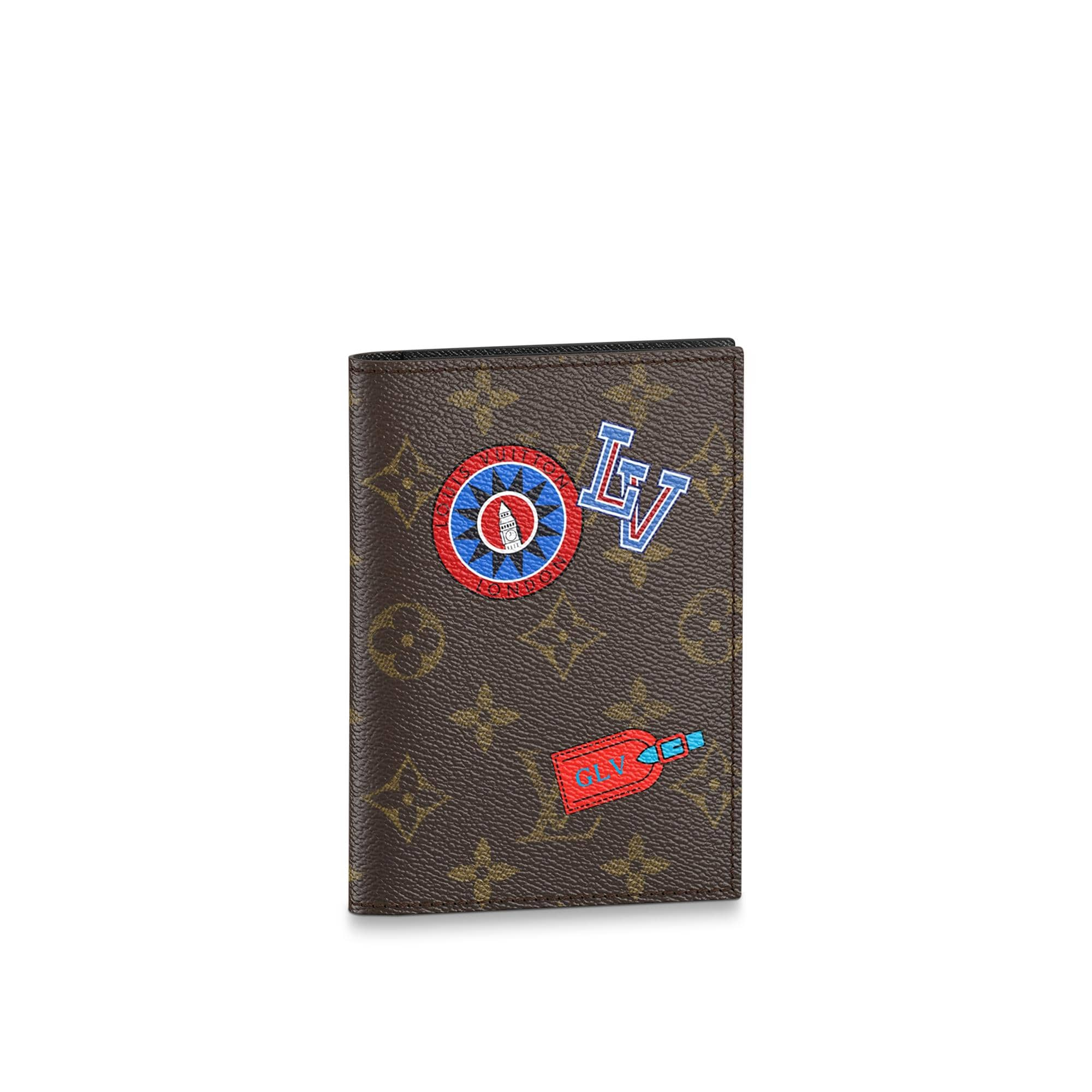 louis vuitton passport cover personalized