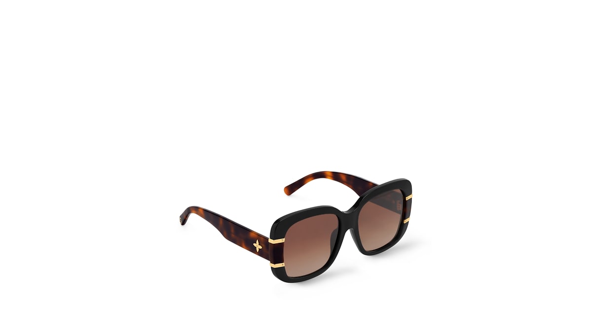 Louis Vuitton Brown Gradient Butterfly Sunglasses Louis Vuitton Brown Glitter Hortensia Z0366W Gradient  main image 2