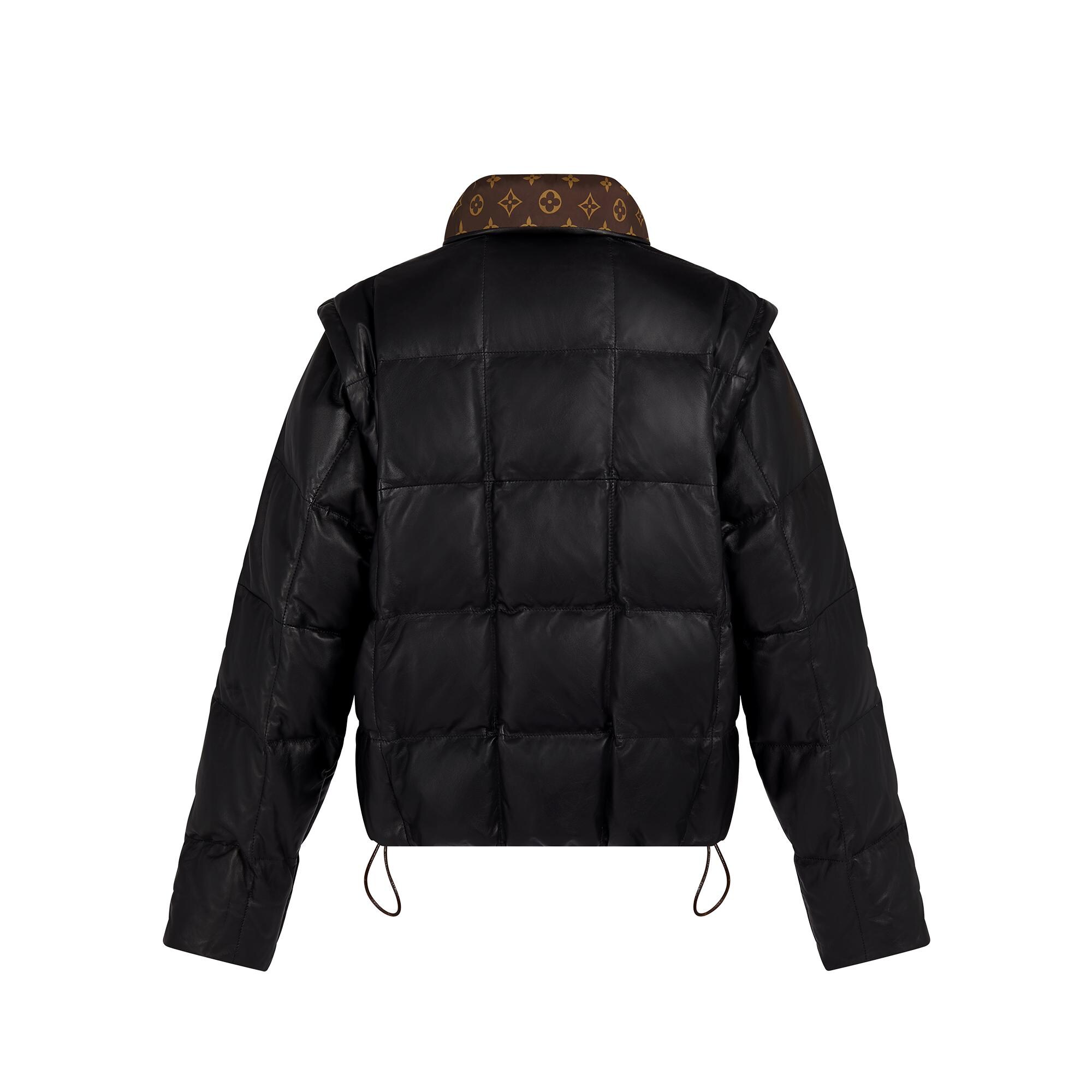 2 in 1 leather jacket