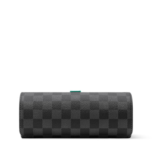 3 Watch Case Damier Graphite Canvas in Men's Travel Travel Accessories collections by Louis Vuitton (Product zoom)