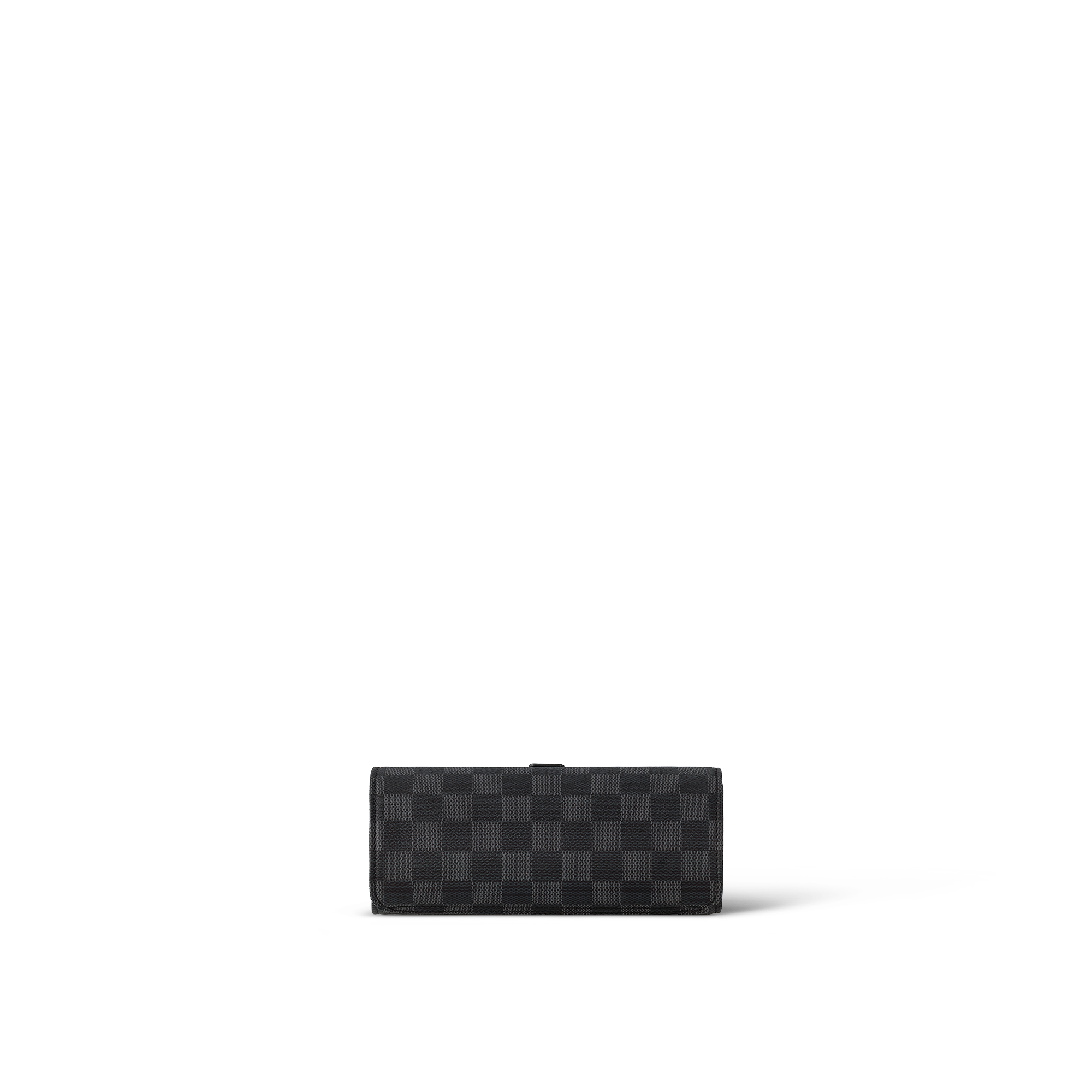 3 Watch Case Damier Graphite Canvas in Men