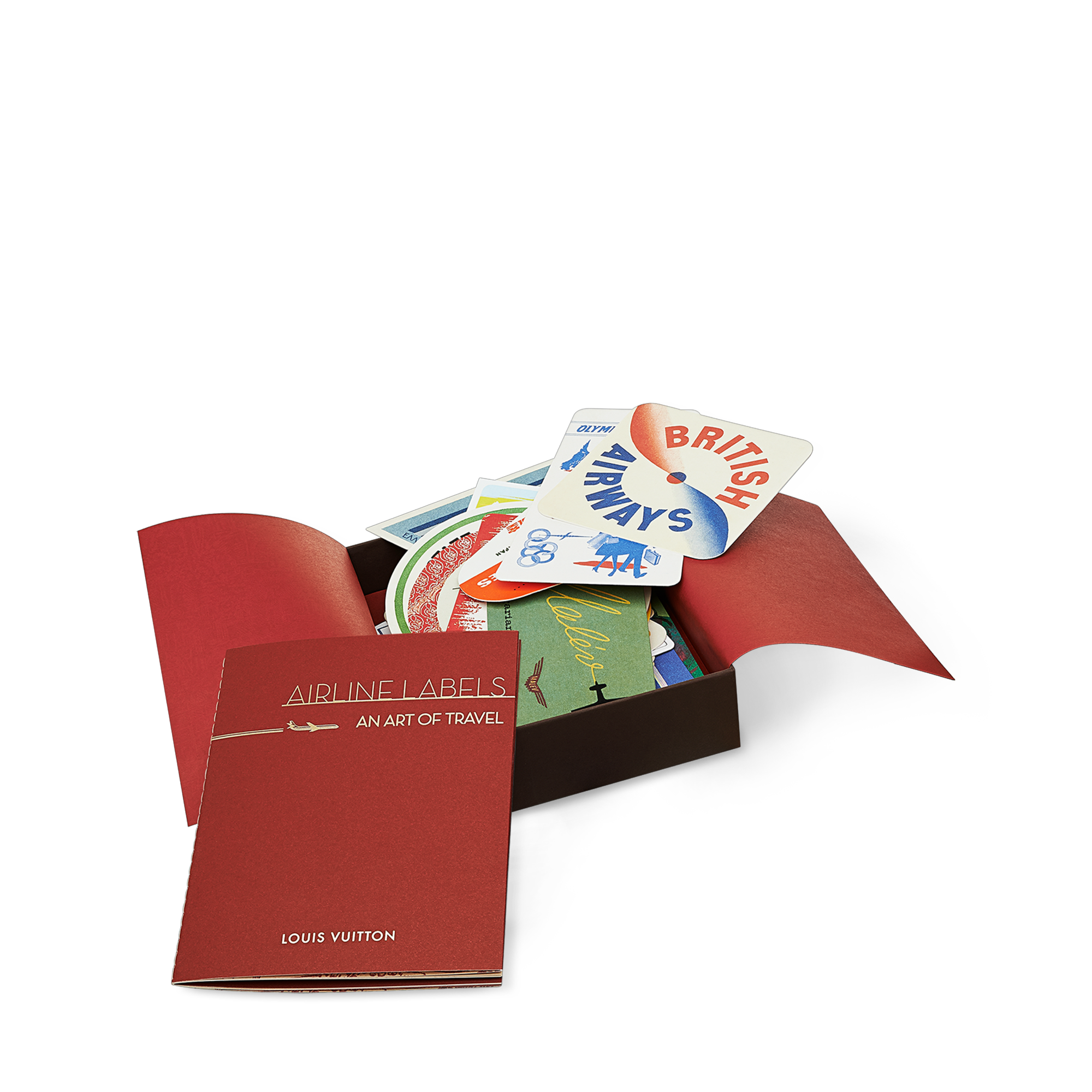 30 Post Airlines Labels  in Trunks, Travel and Home