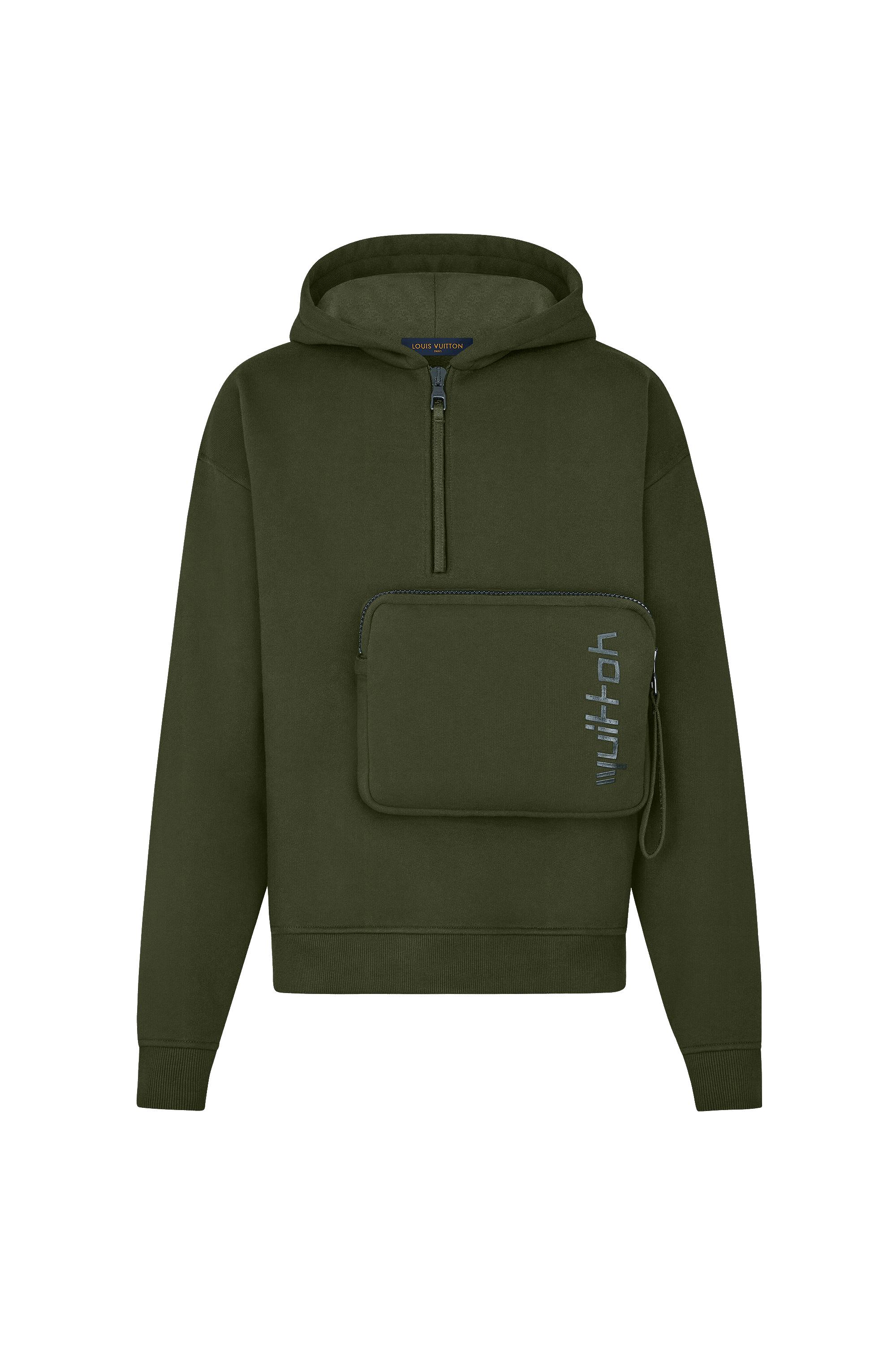 louis vuitton green hoodie