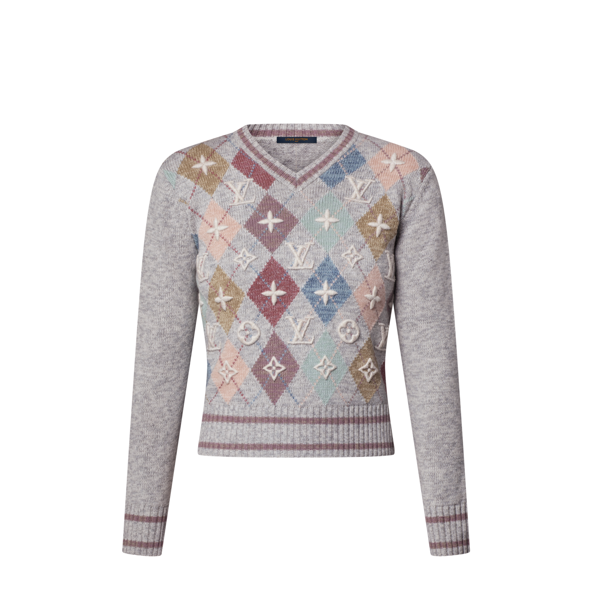 3D Signature Argyle Pullover  in Women