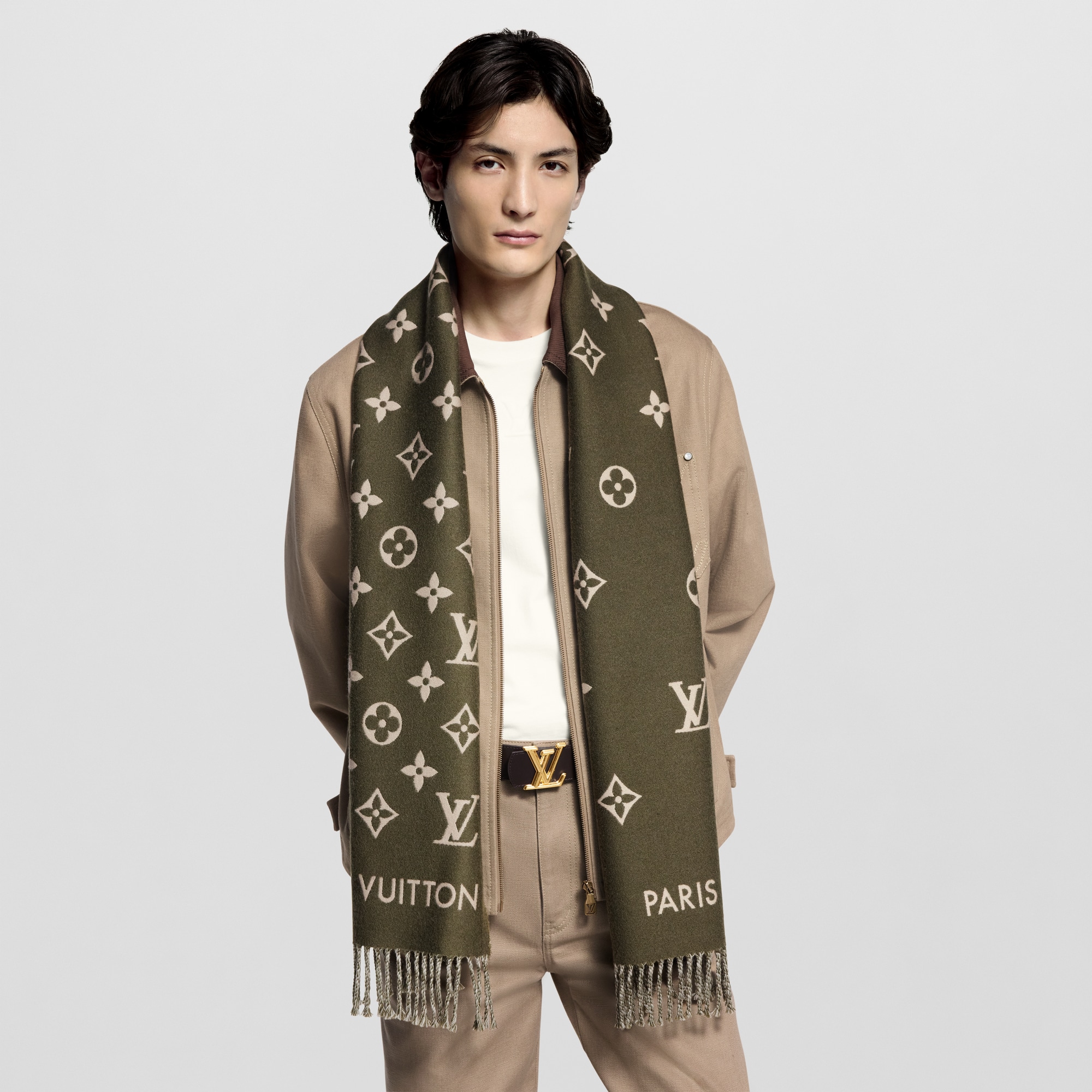 All About Monogram Scarf S00 in Men