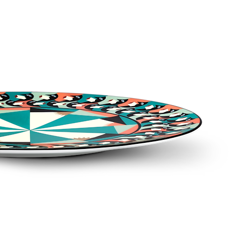 Animali Fantastici Faces Presentation Plate in Trunks, Travel and Home's Home and Art of Dining Art of Dining collections by Louis Vuitton (Product zoom)