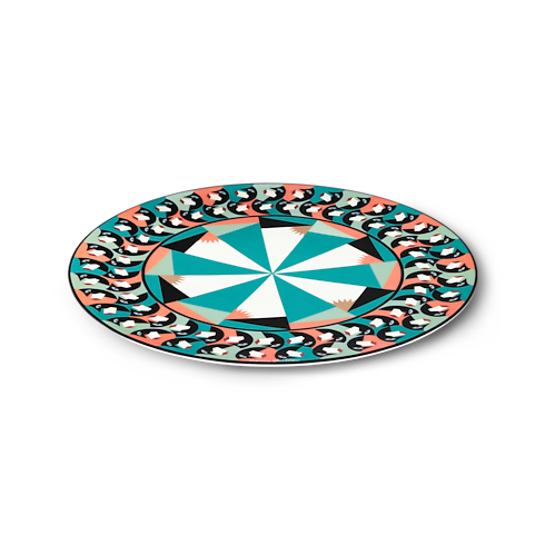 Animali Fantastici Faces Presentation Plate in Trunks, Travel and Home's Home and Art of Dining Art of Dining collections by Louis Vuitton (Product zoom)