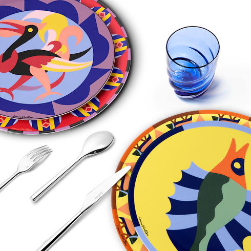 Animali Fantastici Flowers Presentation Plate in Trunks, Travel and Home's Home and Art of Dining Art of Dining collections by Louis Vuitton (Product zoom)