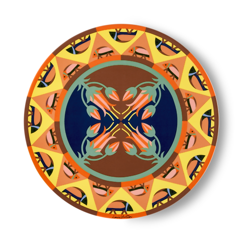 Animali Fantastici Flowers Presentation Plate in Trunks, Travel and Home's Home and Art of Dining Art of Dining collections by Louis Vuitton (Product zoom)
