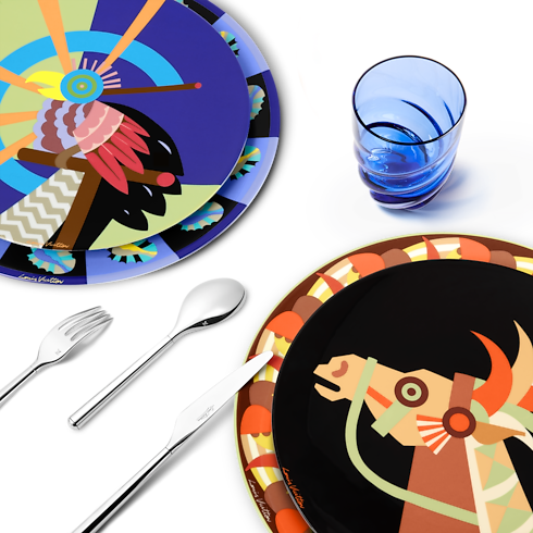 Animali Fantastici Horse Dinner Plate in Trunks, Travel and Home's Home and Art of Dining Art of Dining collections by Louis Vuitton (Product zoom)