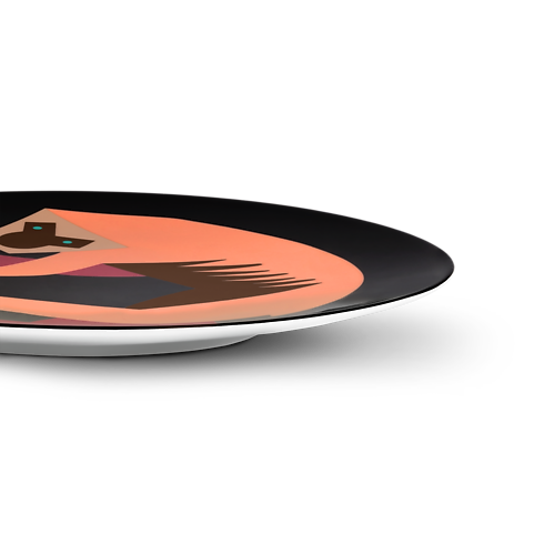 Animali Fantastici Monkey Dinner Plate in Trunks, Travel and Home's Home and Art of Dining Art of Dining collections by Louis Vuitton (Product zoom)