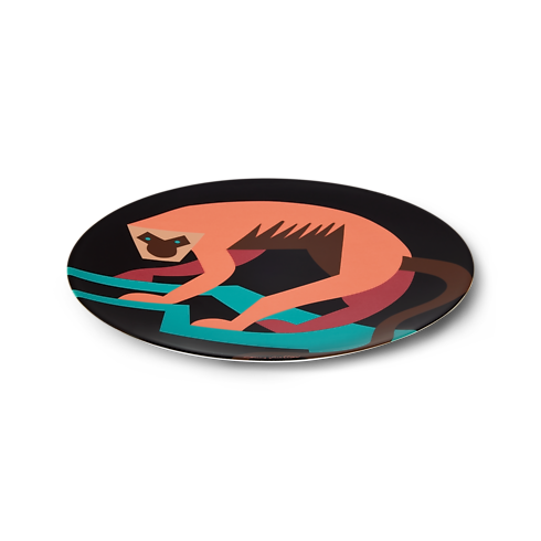 Animali Fantastici Monkey Dinner Plate in Trunks, Travel and Home's Home and Art of Dining Art of Dining collections by Louis Vuitton (Product zoom)