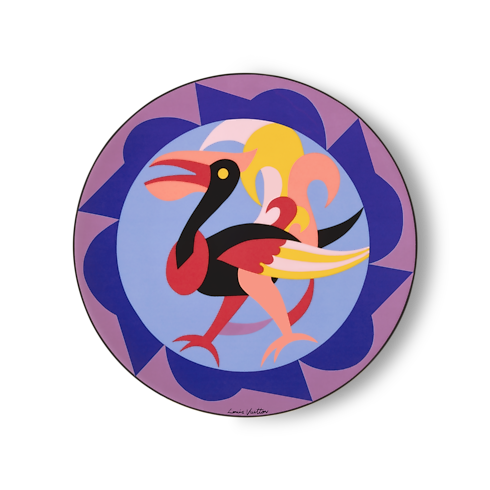 Animali Fantastici Paradise Pelican Dinner Plate in Trunks, Travel and Home's Home and Art of Dining Art of Dining collections by Louis Vuitton (Product zoom)