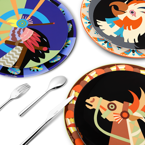 Animali Fantastici Set Of 6 Presentation Plates in Trunks, Travel and Home's Home and Art of Dining Art of Dining collections by Louis Vuitton (Product zoom)