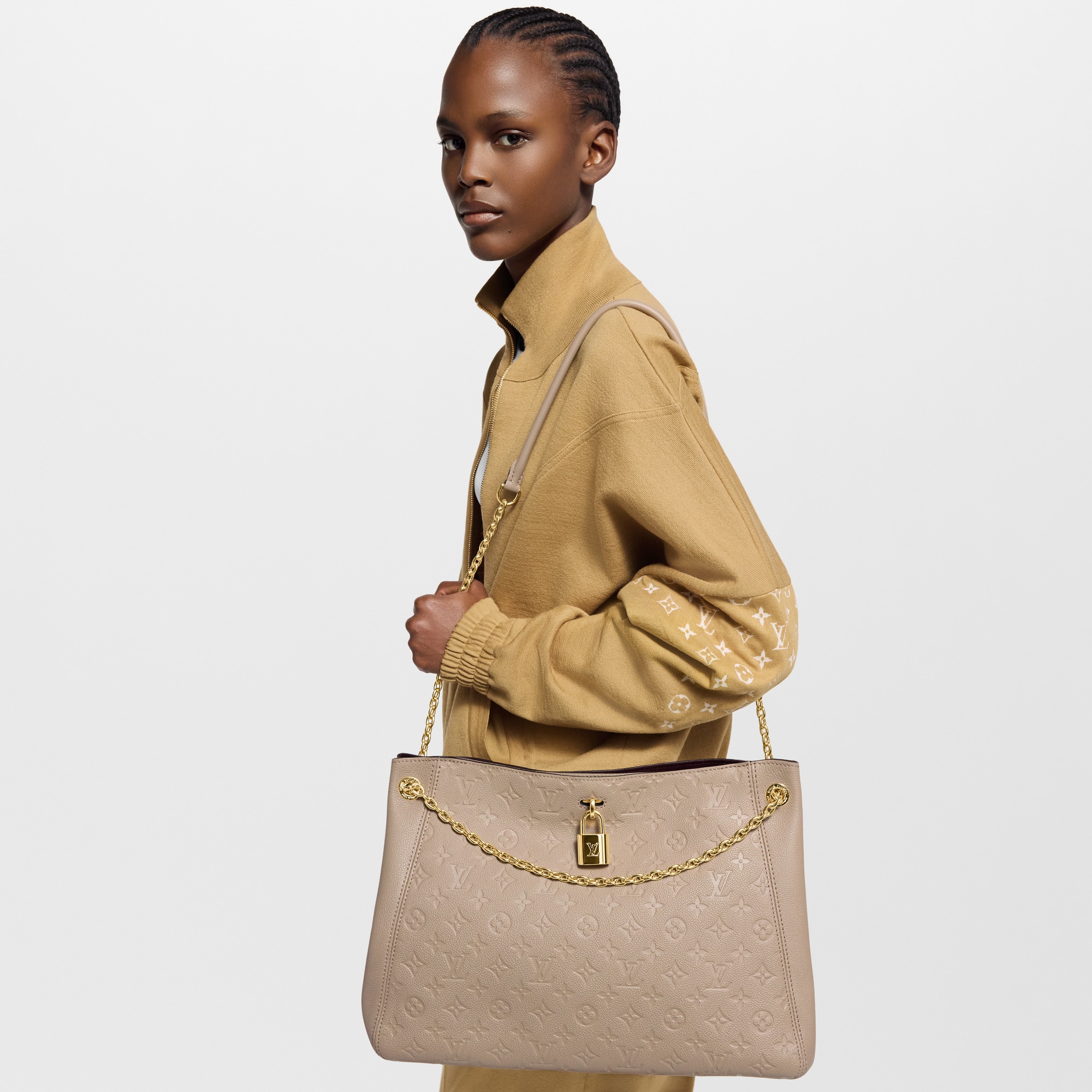 Anytime MM Monogram Empreinte Leather in Women