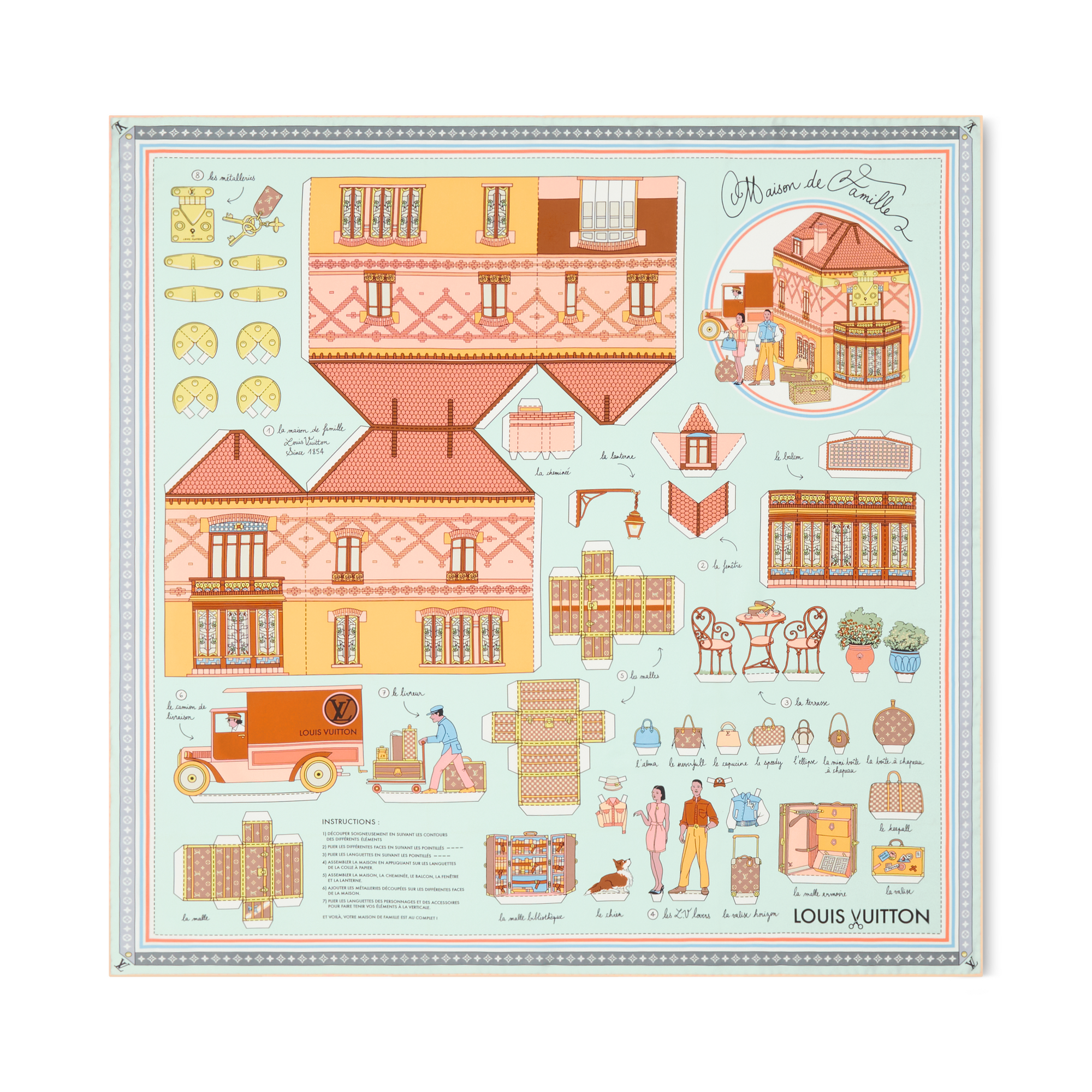 Asnieres Paper House Square 90 S00 in Women