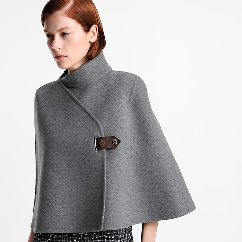 Asymmetrical Collar Cape in Women's Ready to Wear Coats and Jackets collections by Louis Vuitton (Product zoom)