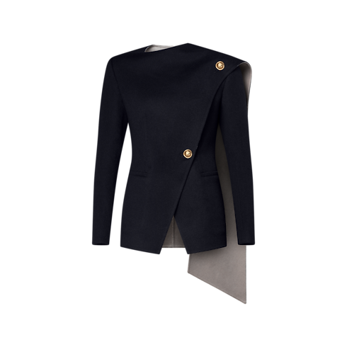 Asymmetrical Scarf Jacket in Women's Ready to Wear Coats and Jackets collections by Louis Vuitton (Product zoom)