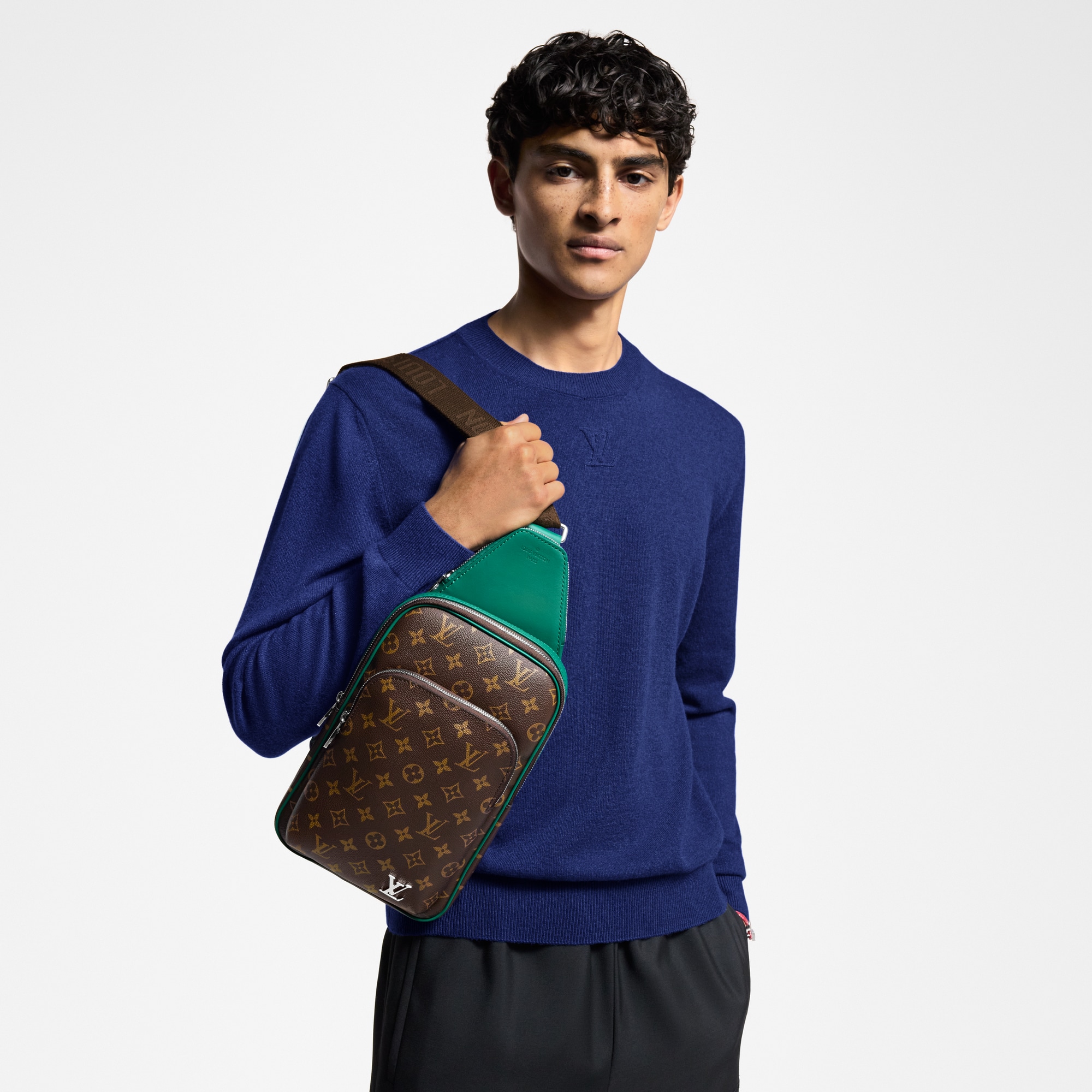 Avenue Slingbag Monogram Macassar Canvas in Bags and Small Leather Goods